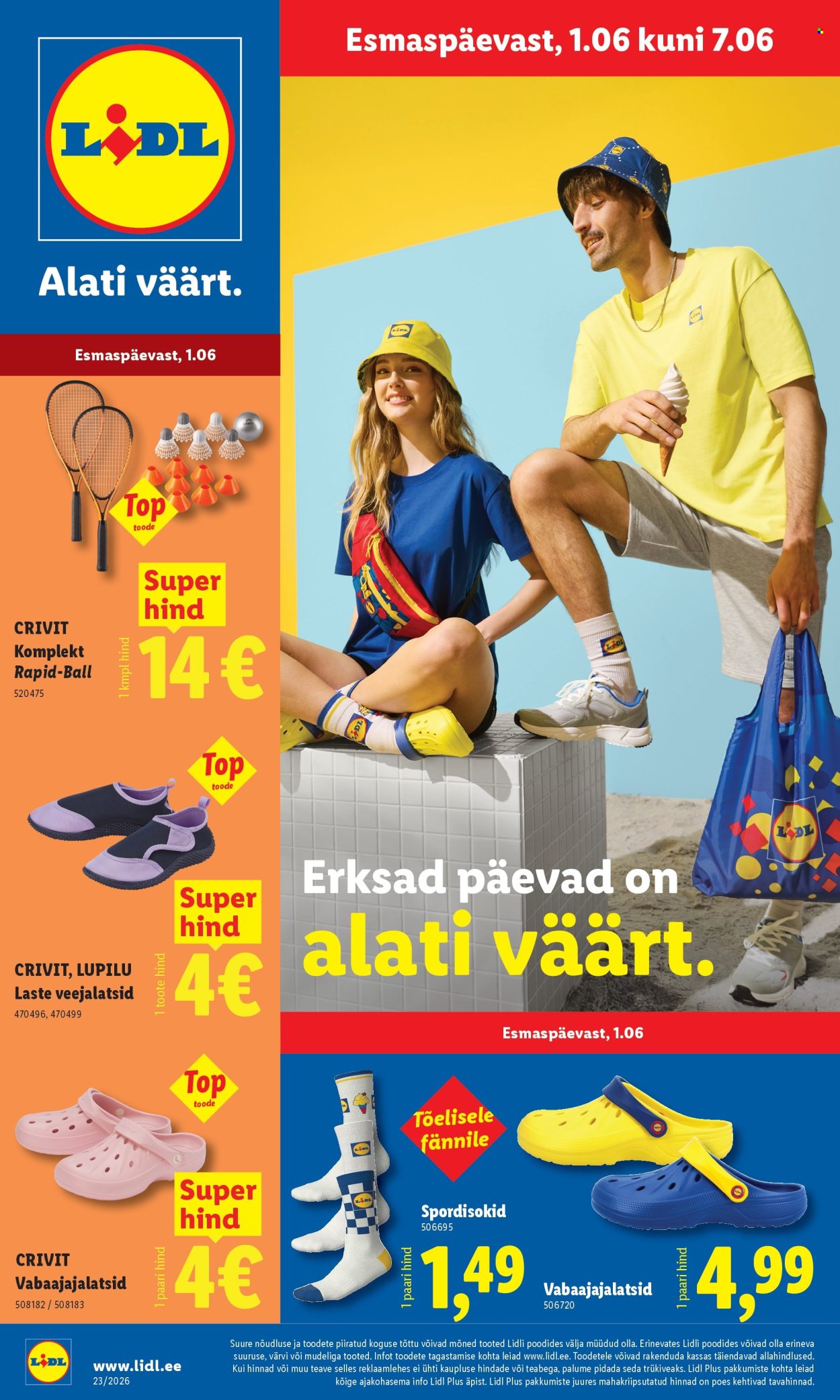 Lidl kliendileht - Tööstuskaupade pakkumised (1.06 - 7.06.2026)