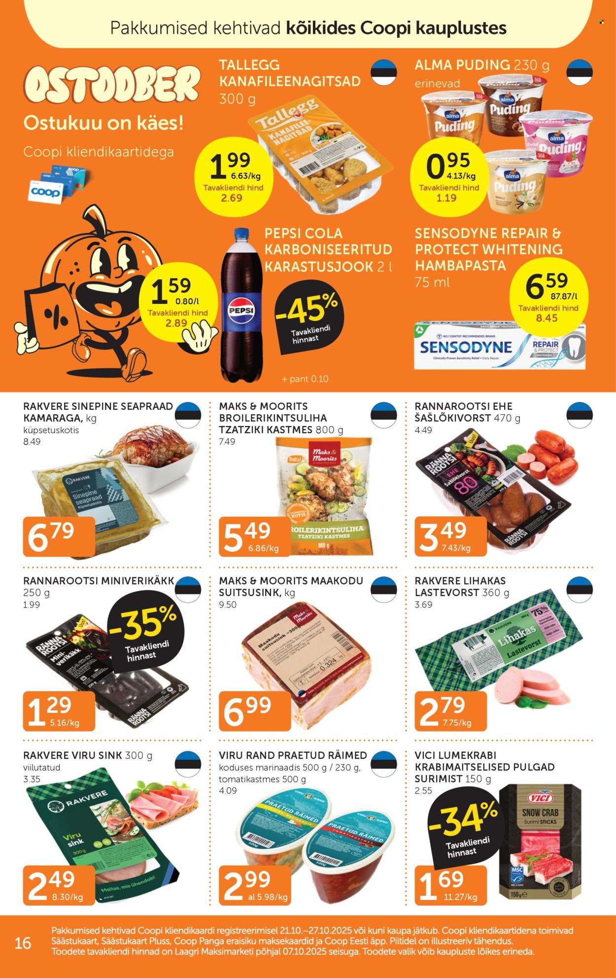 Coop kliendileht (21.10 - 27.10.2025)