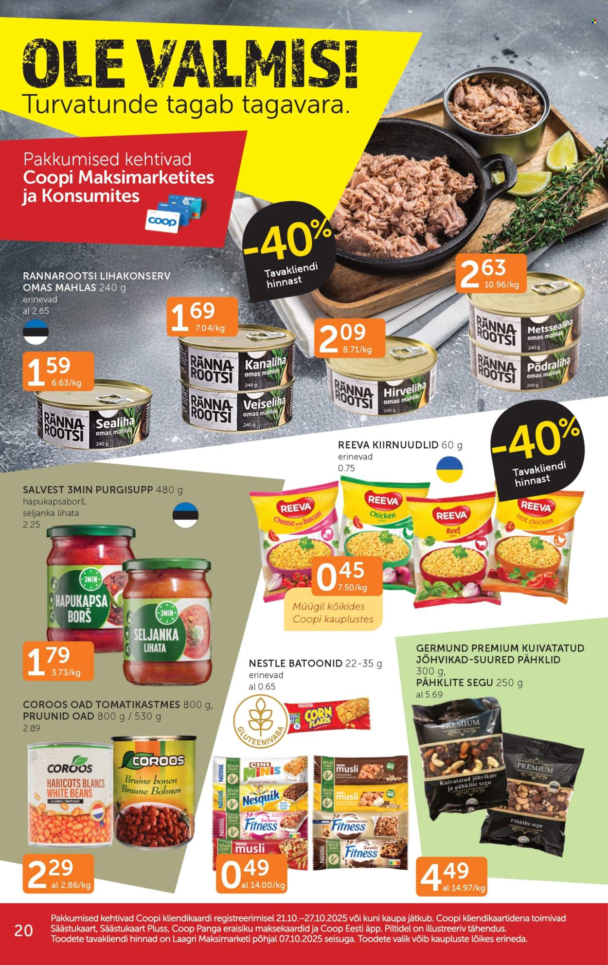 Coop kliendileht (21.10 - 27.10.2025)