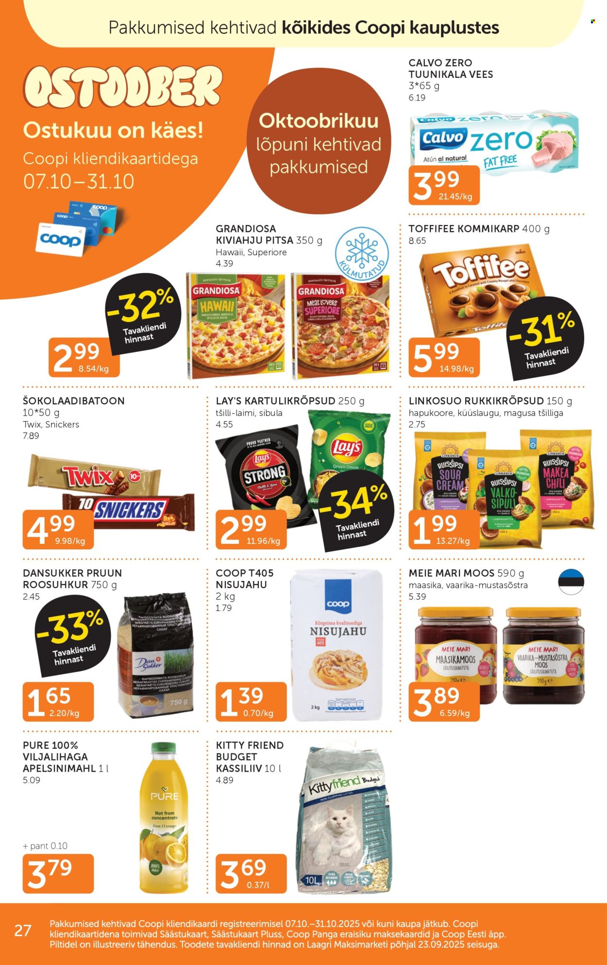 Coop kliendileht (21.10 - 27.10.2025)