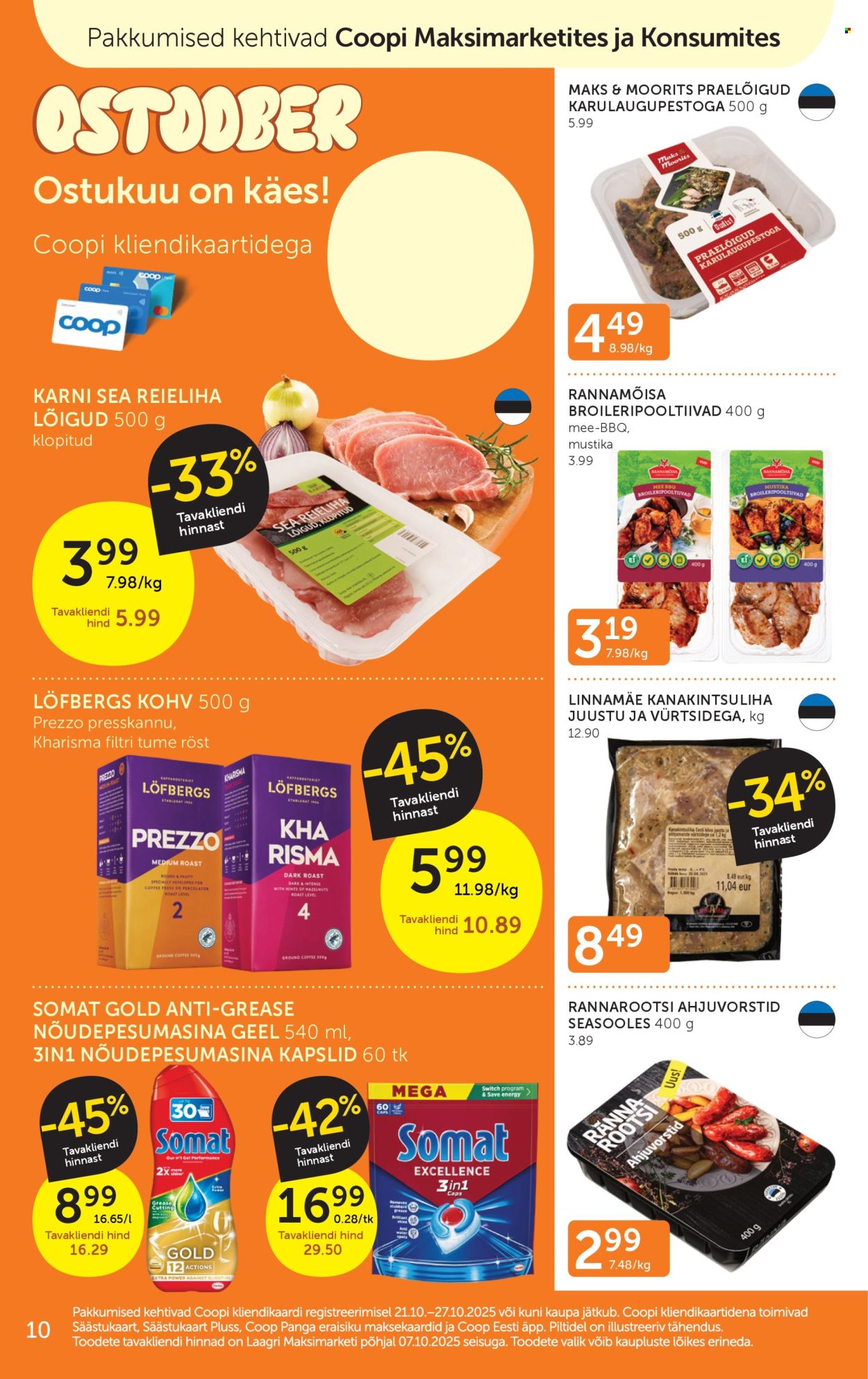 Coop kliendileht (21.10 - 27.10.2025)
