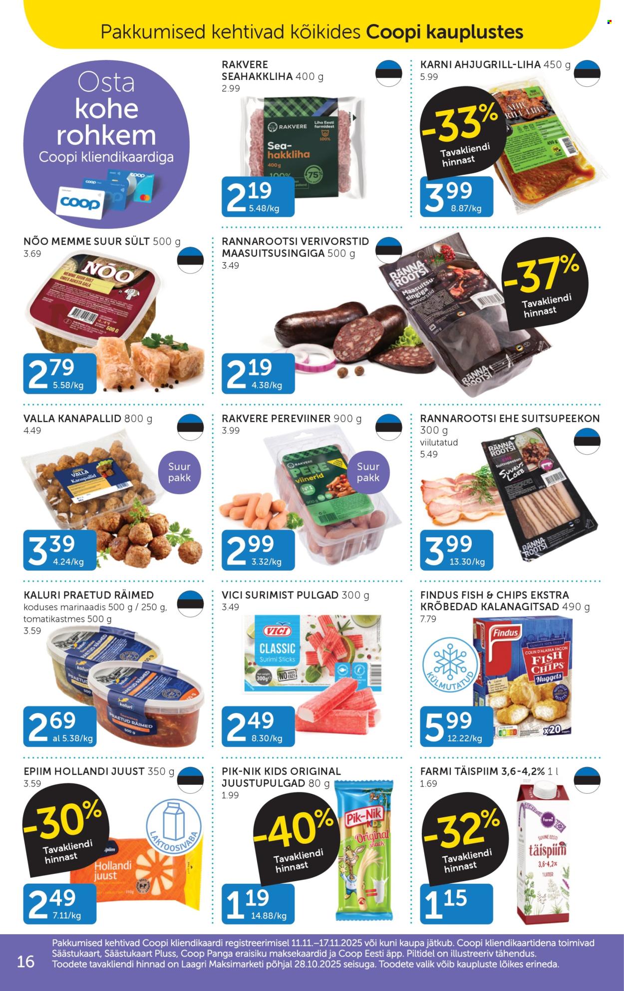 Coop kliendileht (11.11 - 17.11.2025)