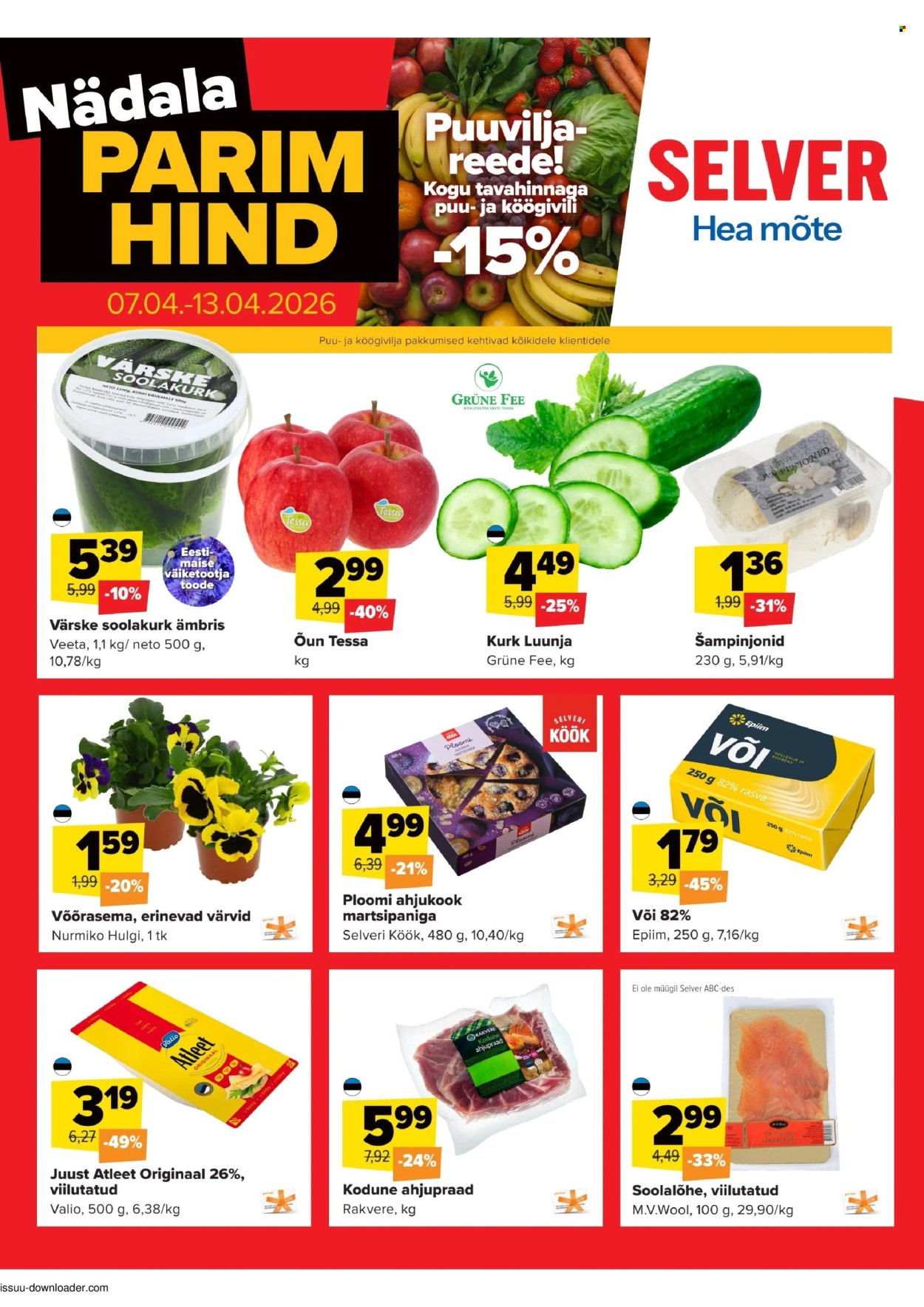 Selver kliendileht - Nädala parim hind (7.04 - 13.04.2026)
