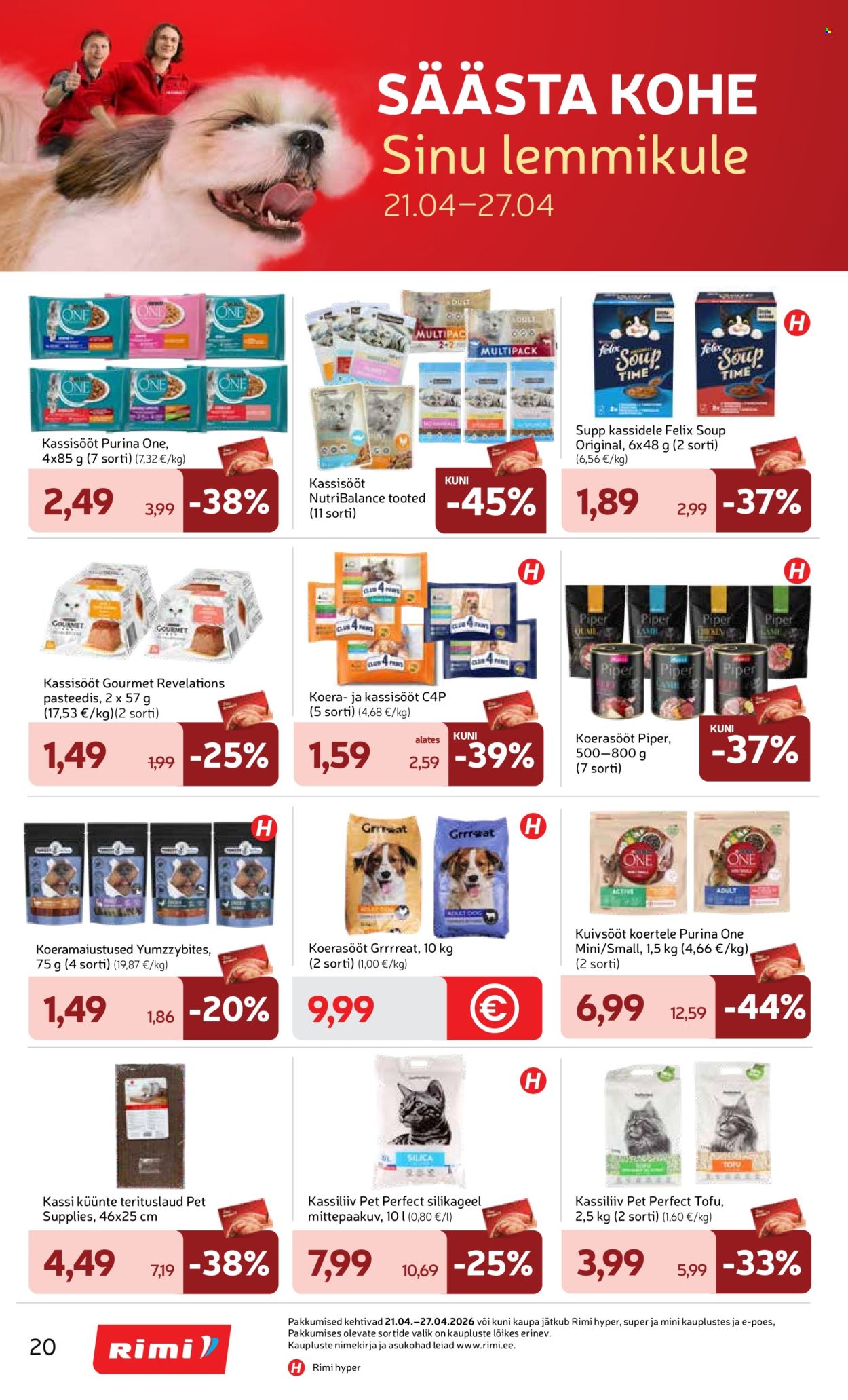 Rimi kliendileht - Kliendileht (21.04 - 27.04.2026)