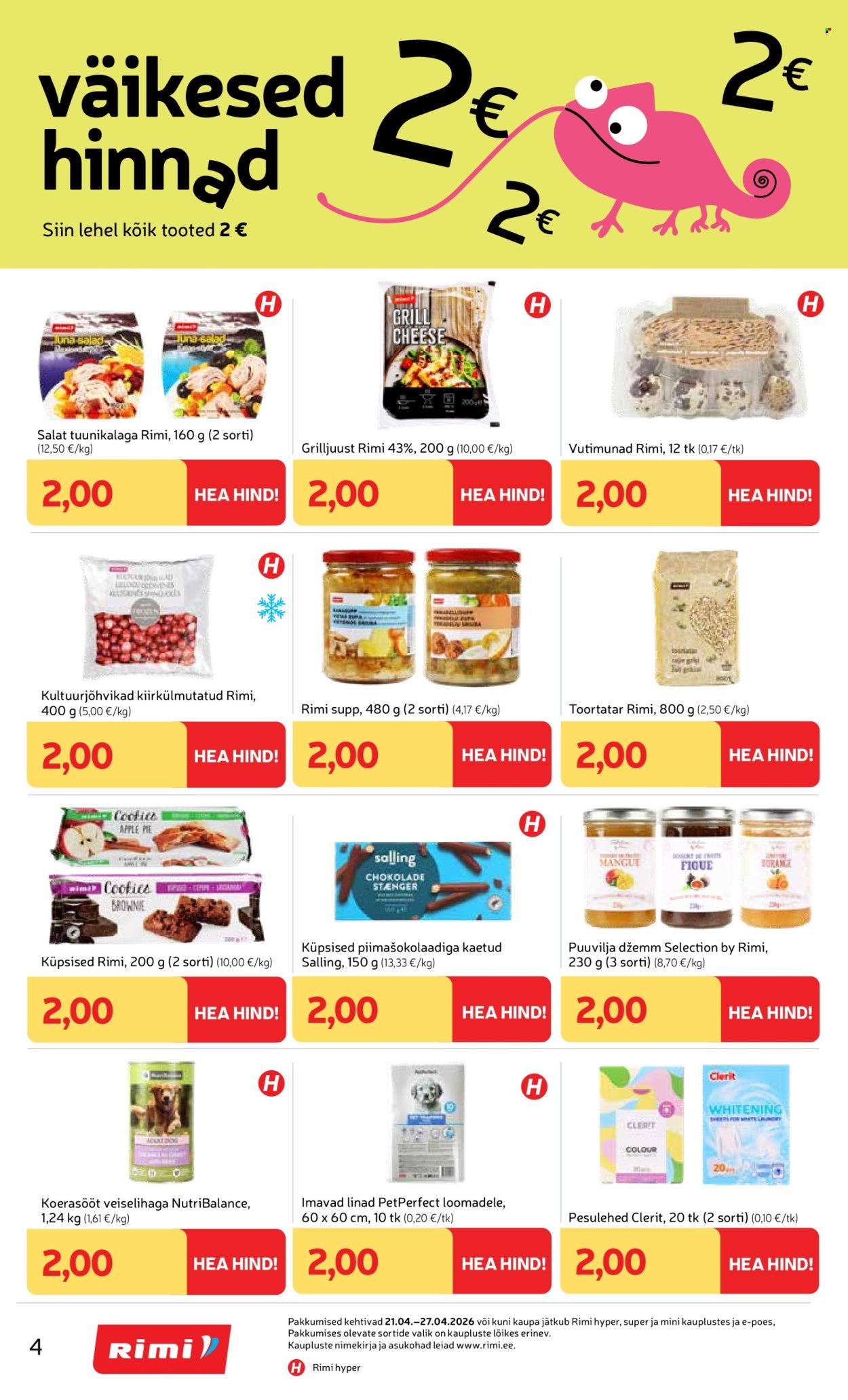 Rimi kliendileht - Kliendileht (21.04 - 27.04.2026)