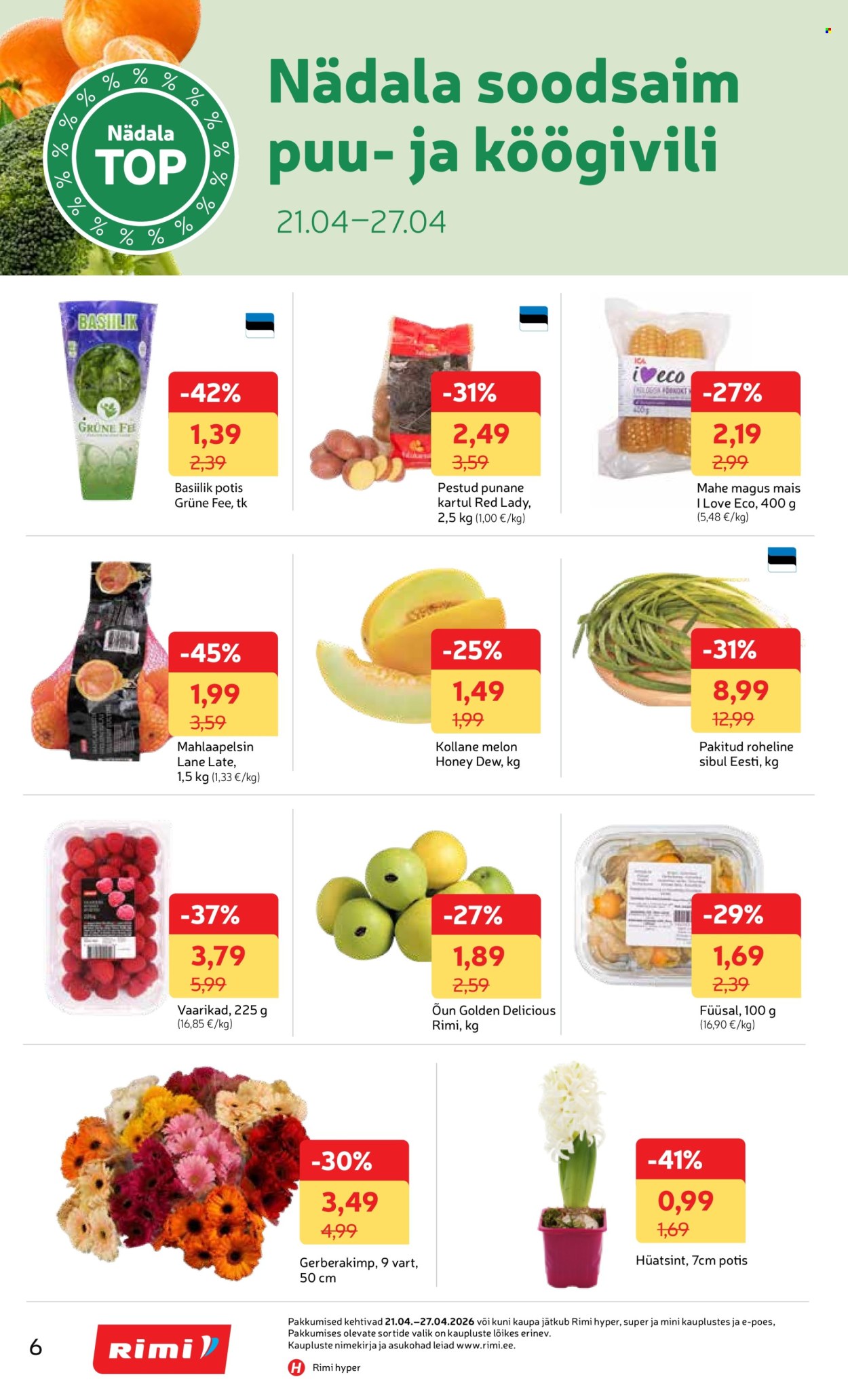 Rimi kliendileht - Kliendileht (21.04 - 27.04.2026)