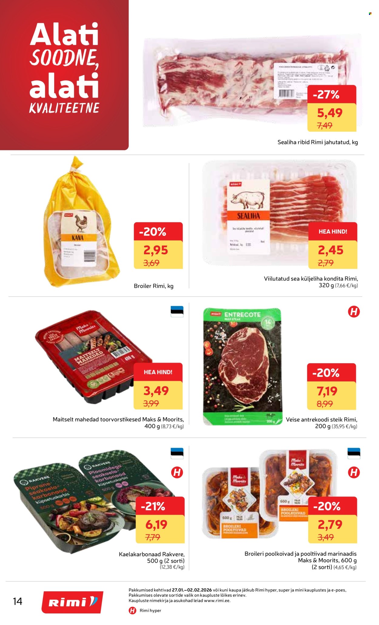 Rimi kliendileht - Kliendileht (27.01 - 2.02.2026)