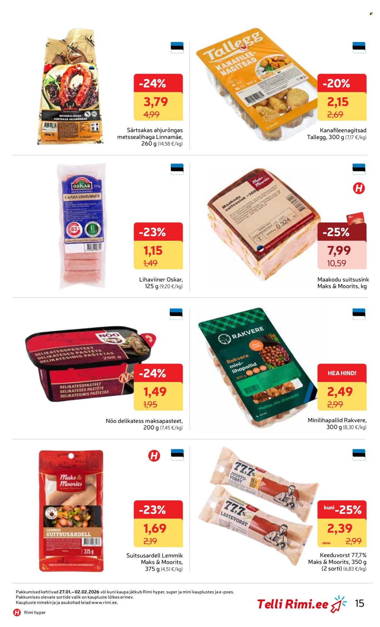 Rimi kliendileht - Kliendileht (27.01 - 2.02.2026)