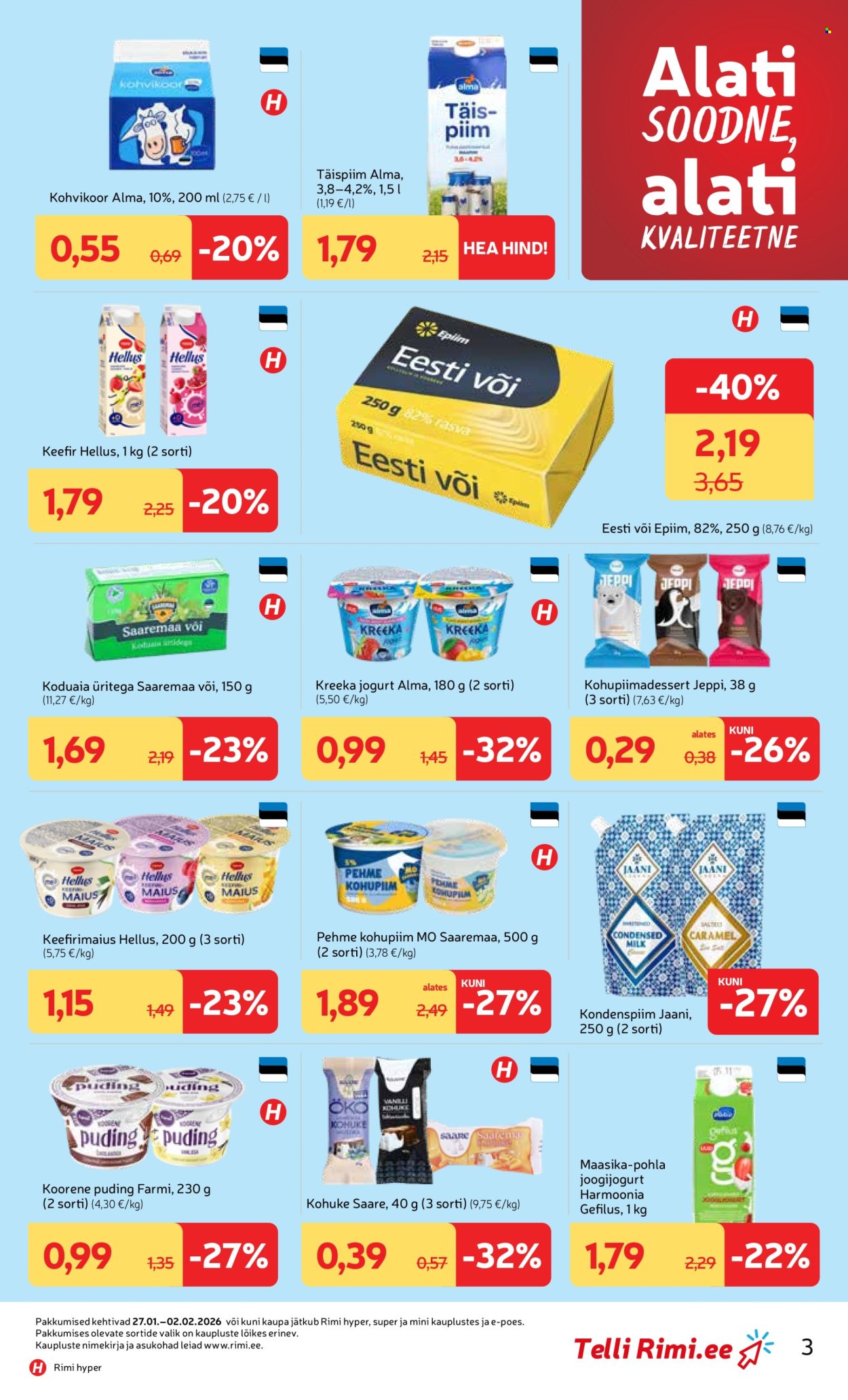 Rimi kliendileht - Kliendileht (27.01 - 2.02.2026)