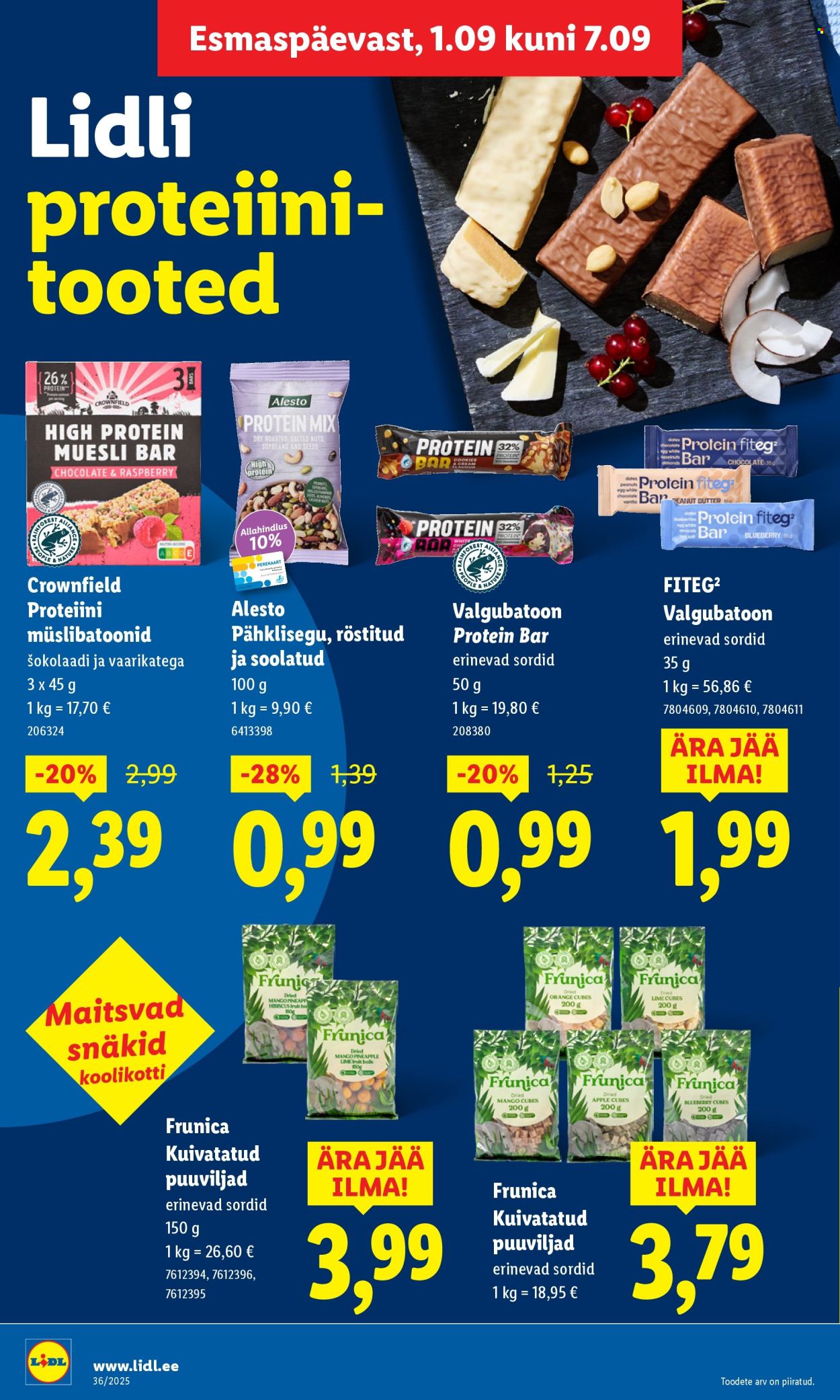 Lidl kliendileht - Nädalalõpu pakkumised (4.09 - 7.09.2025)