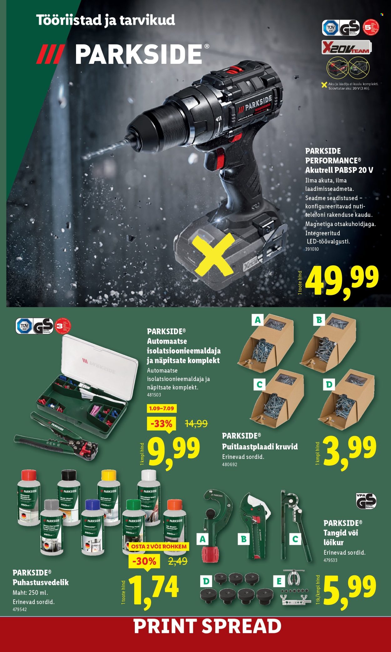 Lidl kliendileht - Nädalalõpu pakkumised (4.09 - 7.09.2025)
