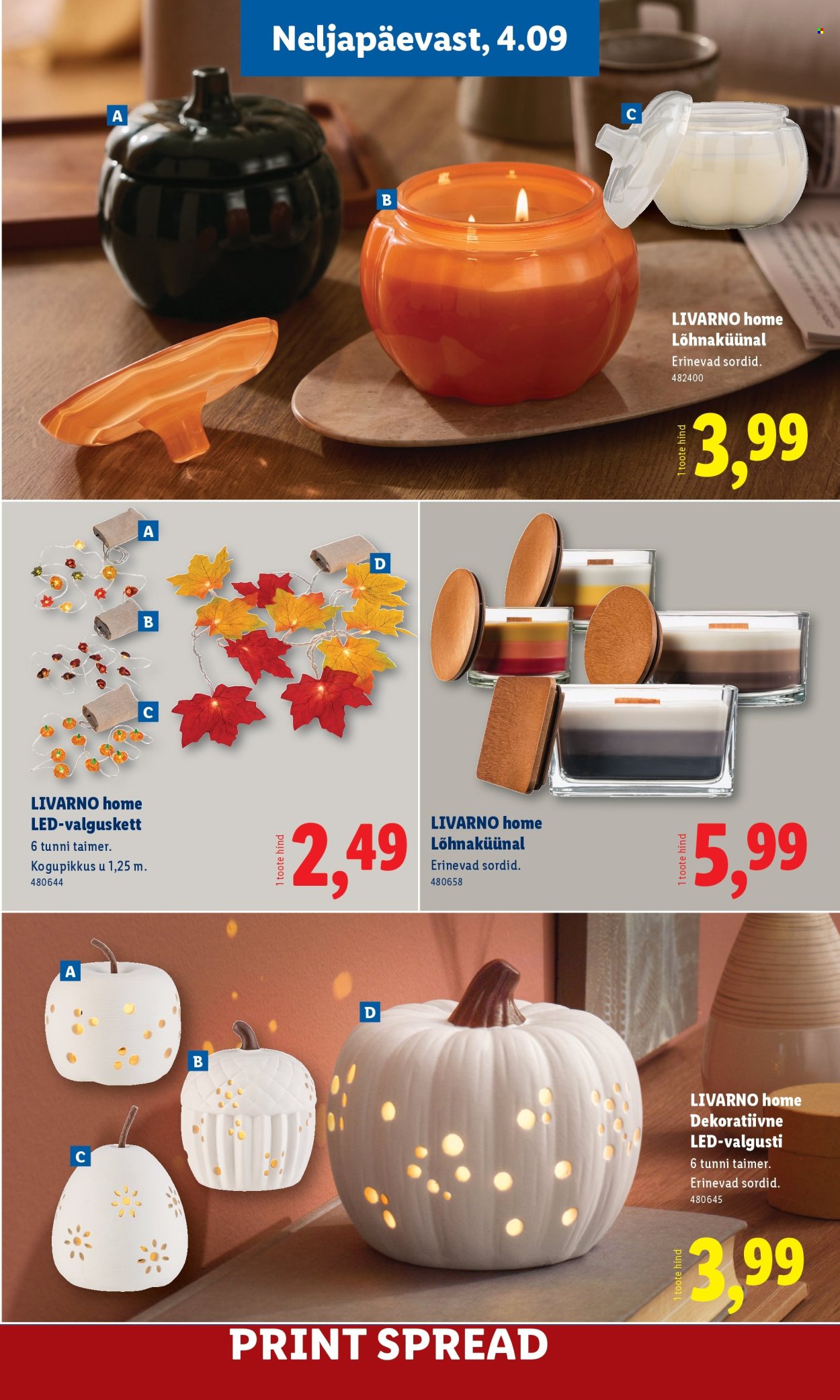 Lidl kliendileht - Nädalalõpu pakkumised (4.09 - 7.09.2025)