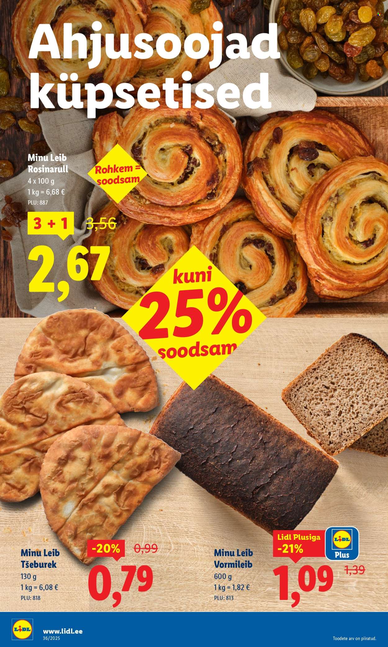 Lidl kliendileht - Nädalalõpu pakkumised (4.09 - 7.09.2025)