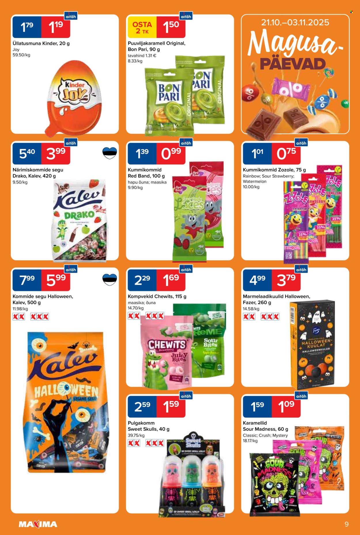 Maxima kliendileht - Maxima kliendileht nr. 44 (28.10 - 3.11.2025)