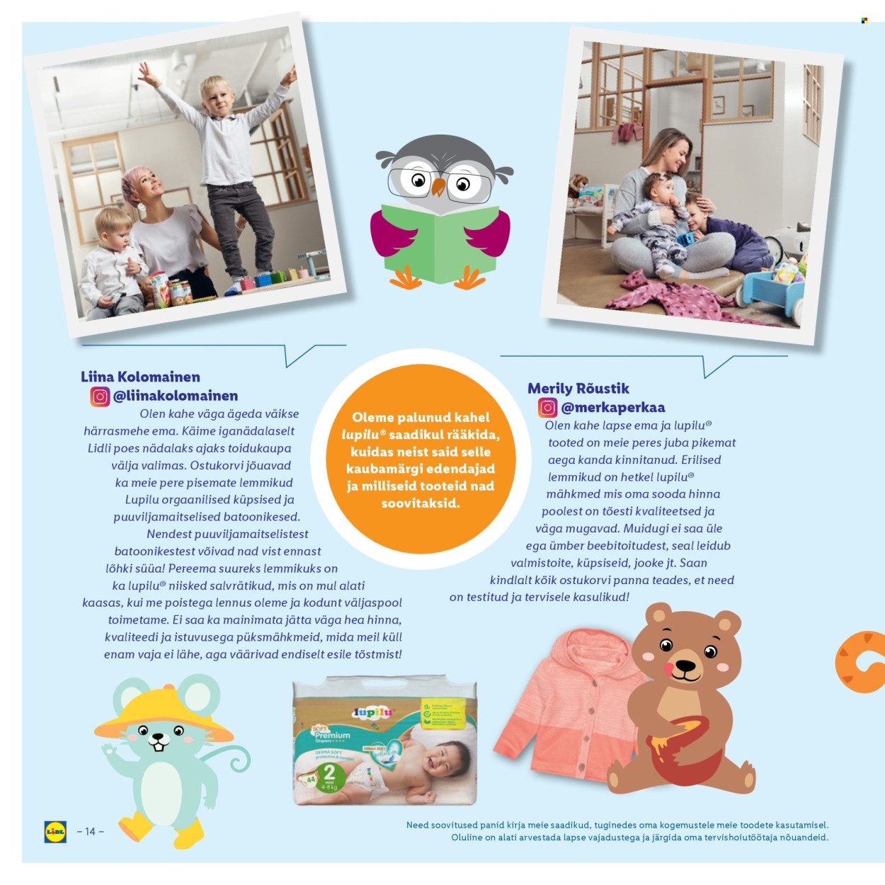 Lidl kliendileht - Lupilu