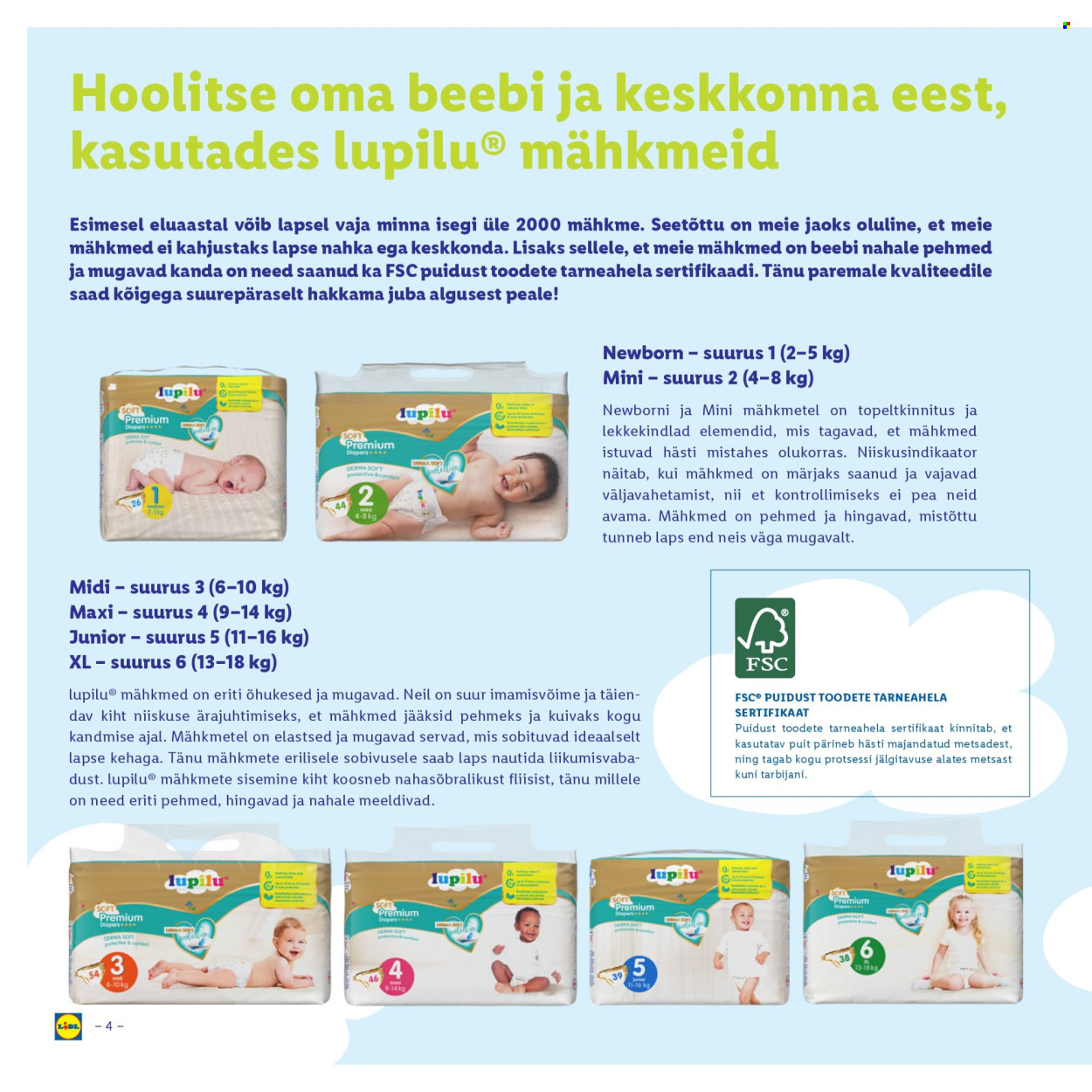 Lidl kliendileht - Lupilu