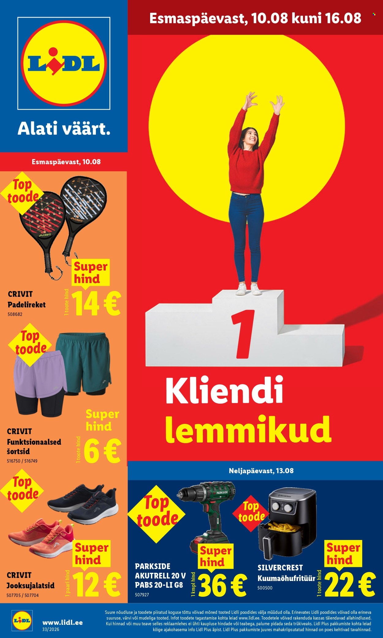 Lidl kliendileht (10.08 - 16.08.2026)