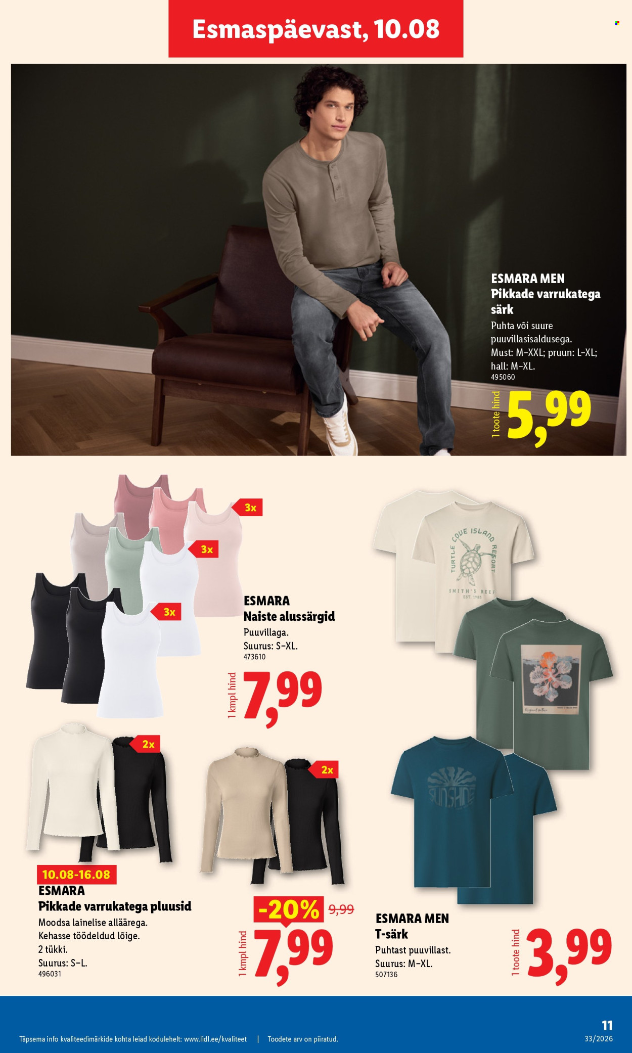 Lidl kliendileht (10.08 - 16.08.2026)