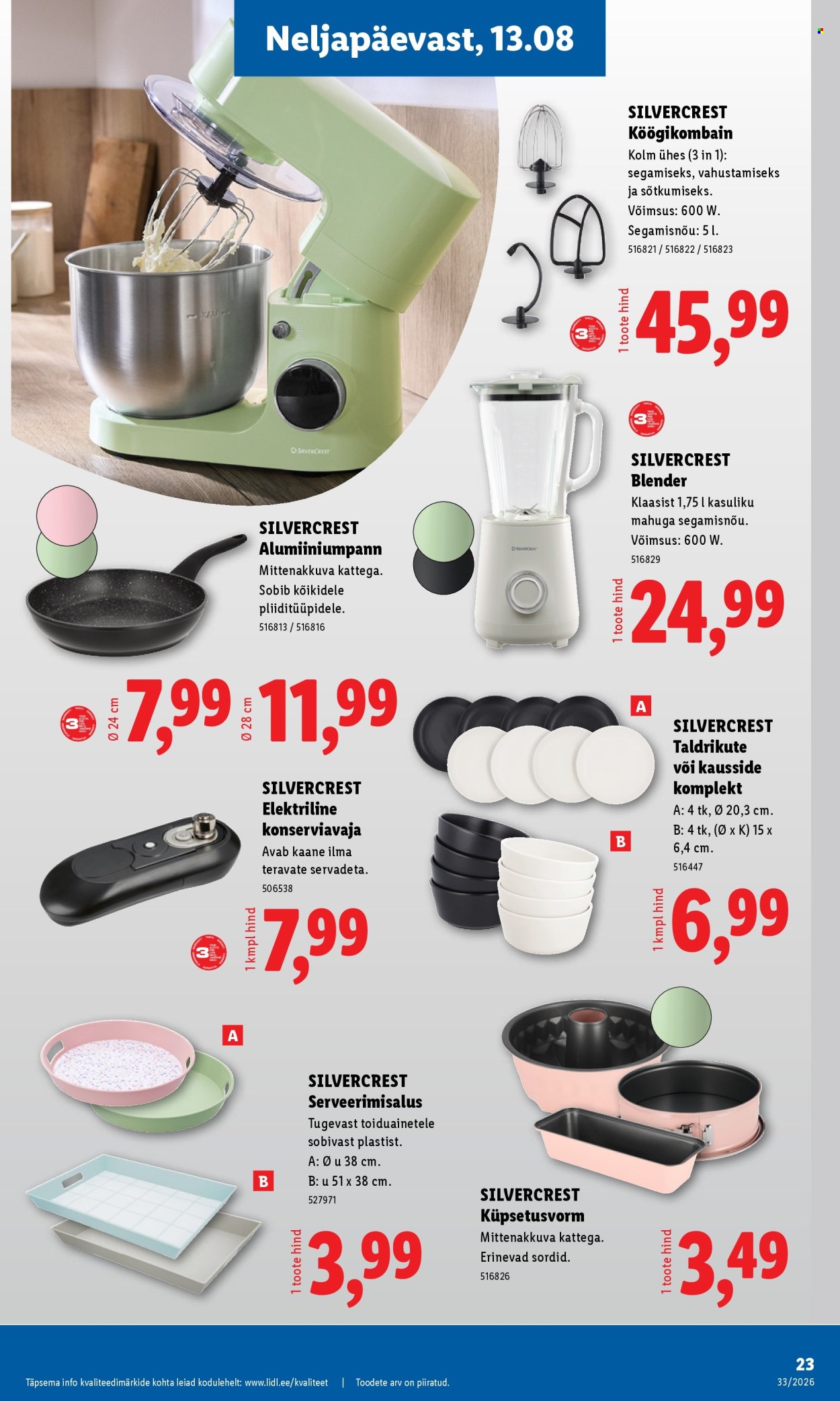 Lidl kliendileht (10.08 - 16.08.2026)