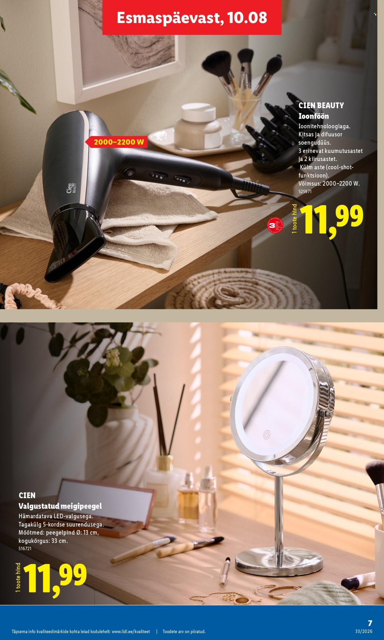 Lidl kliendileht (10.08 - 16.08.2026)