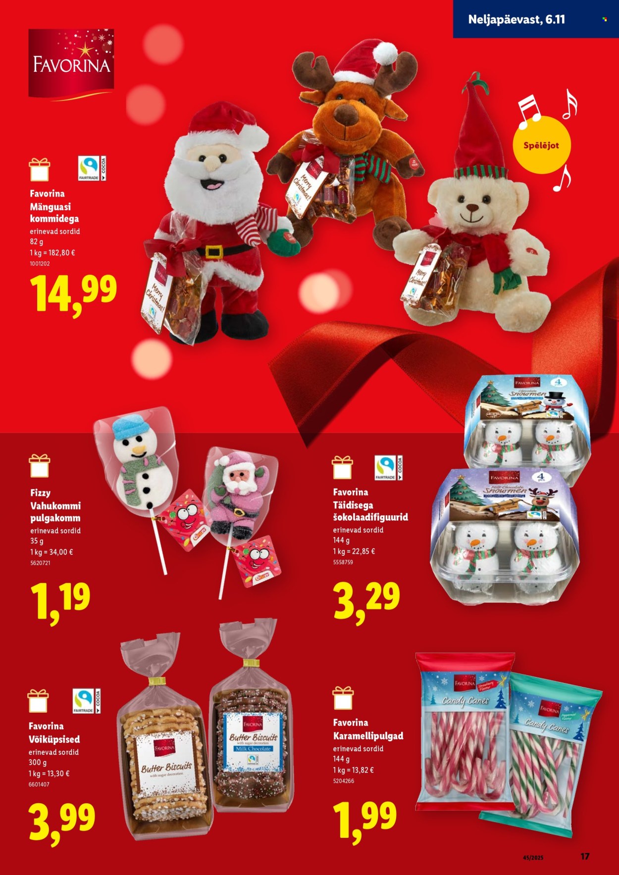 Lidl kliendileht - Mänguasjade kataloog Jõulud 2025