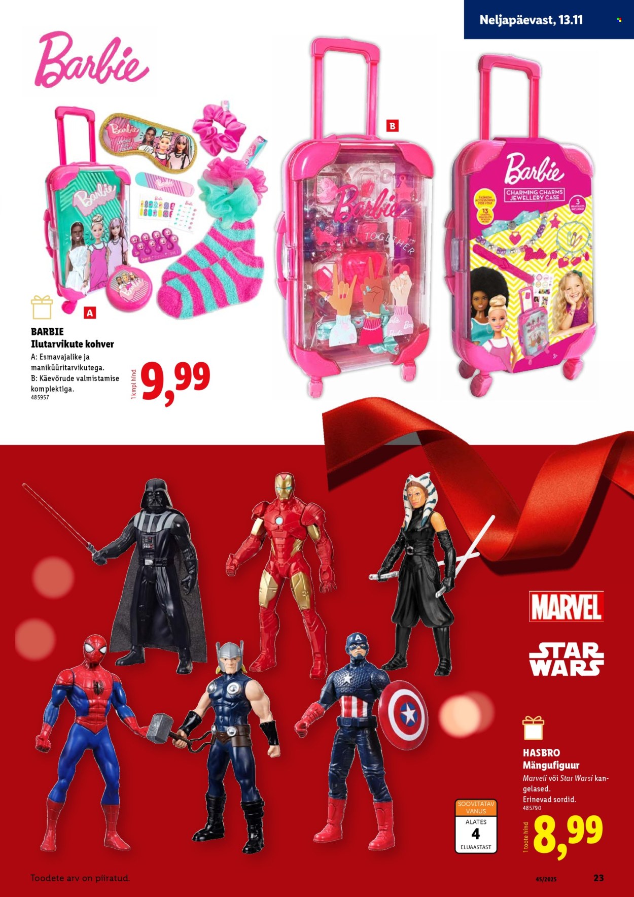 Lidl kliendileht - Mänguasjade kataloog Jõulud 2025