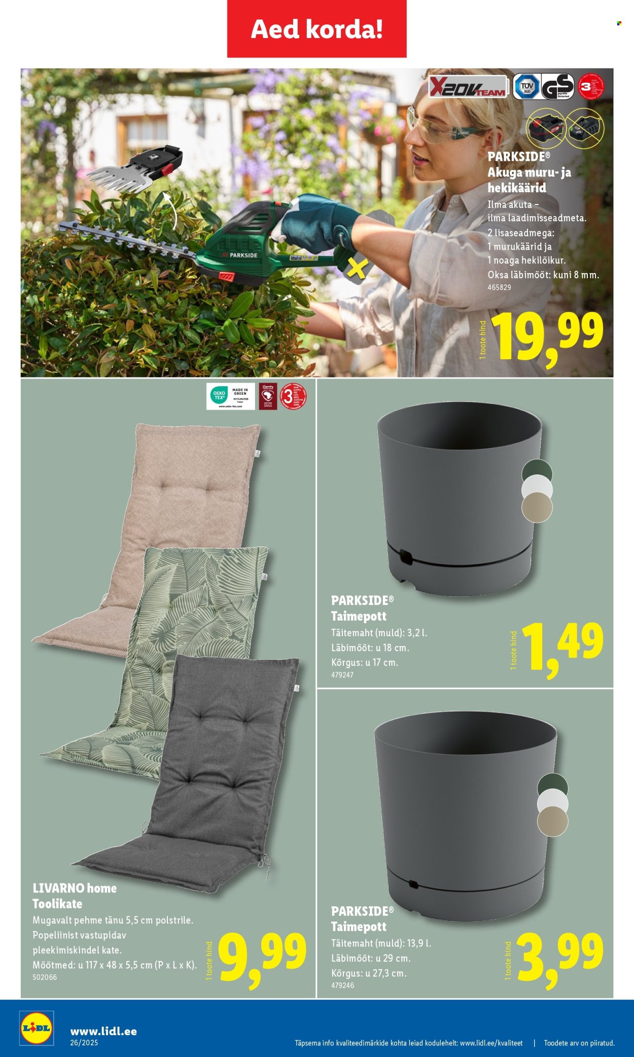 Lidl kliendileht - Tööstuskaupade pakkumised (23.06 - 29.06.2025)