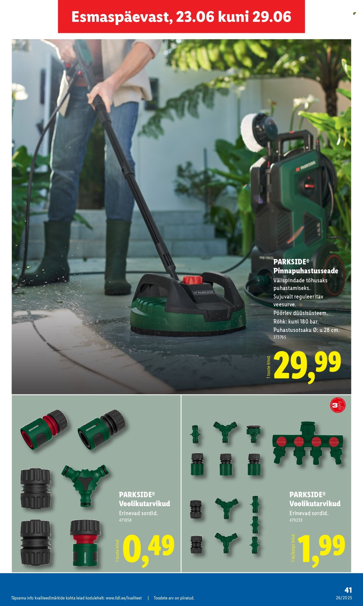 Lidl kliendileht - Tööstuskaupade pakkumised (23.06 - 29.06.2025)