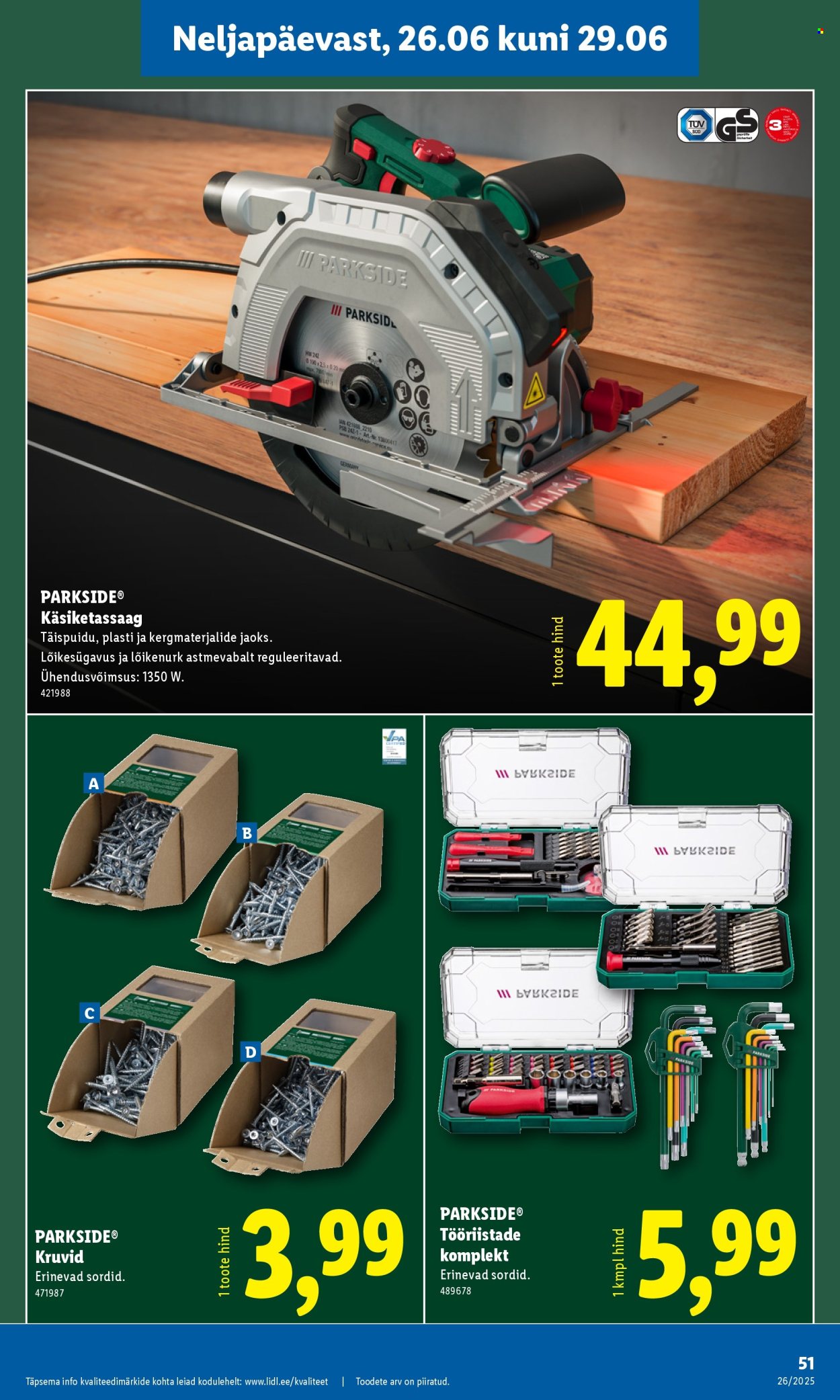Lidl kliendileht - Tööstuskaupade pakkumised (23.06 - 29.06.2025)