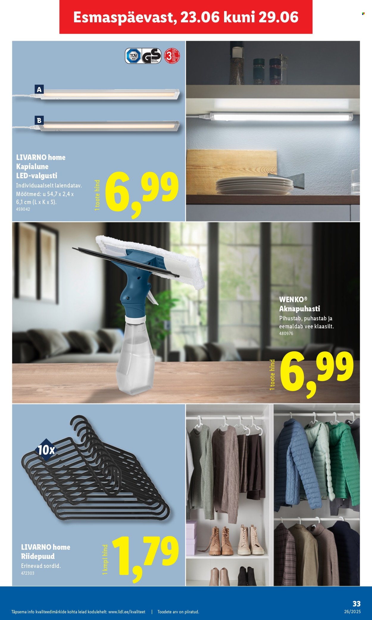Lidl kliendileht - Tööstuskaupade pakkumised (23.06 - 29.06.2025)