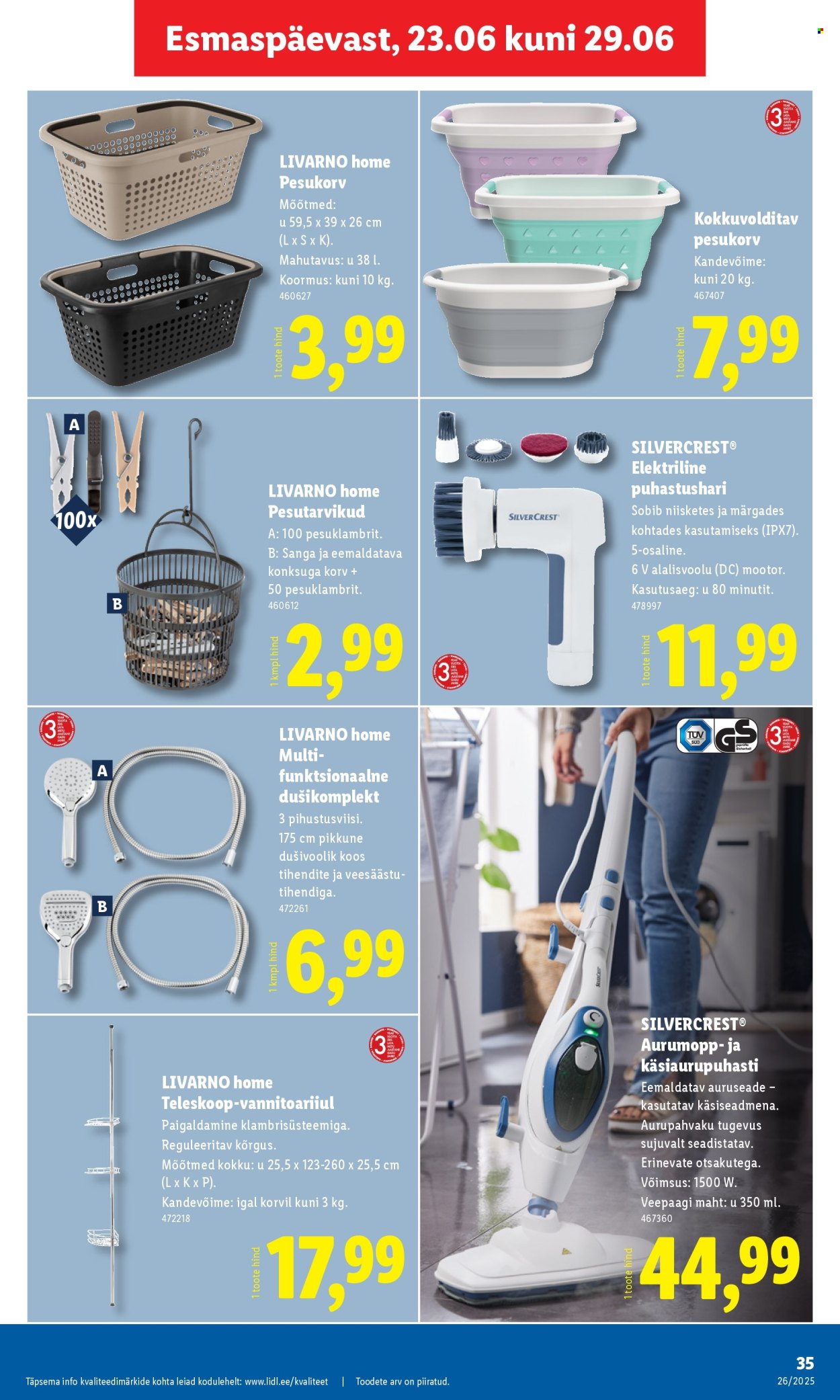 Lidl kliendileht - Tööstuskaupade pakkumised (23.06 - 29.06.2025)