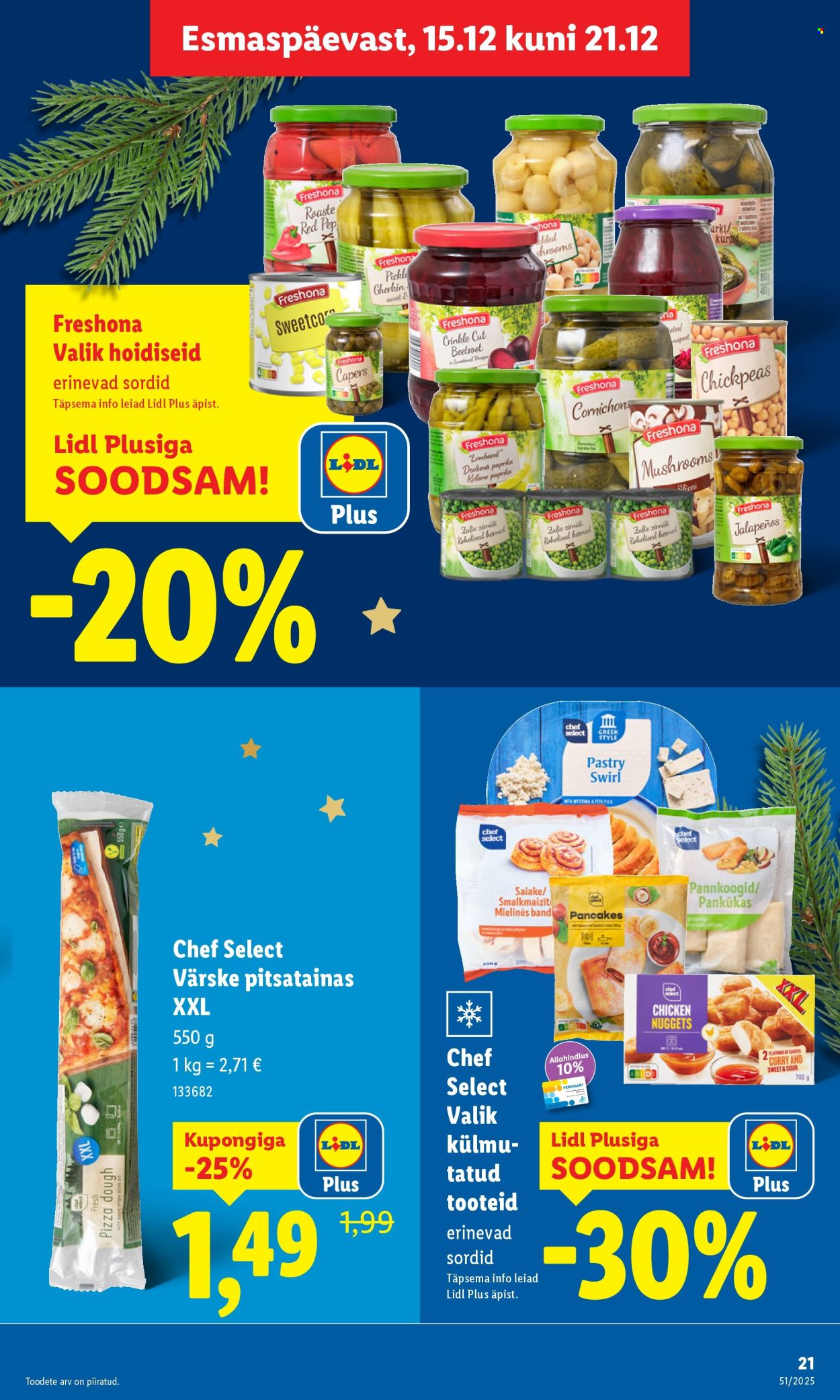 Lidl kliendileht - Nädalalõpu pakkumised (18.12 - 21.12.2025)
