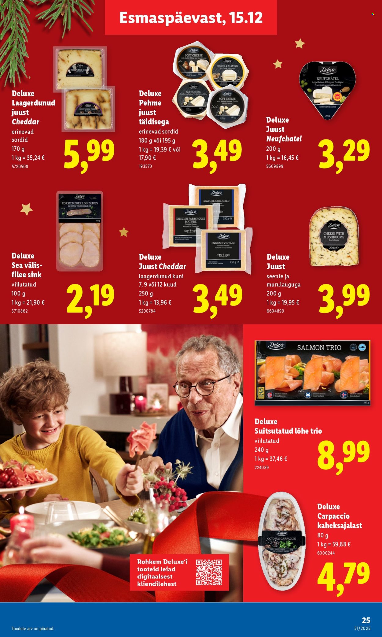 Lidl kliendileht - Nädalalõpu pakkumised (18.12 - 21.12.2025)