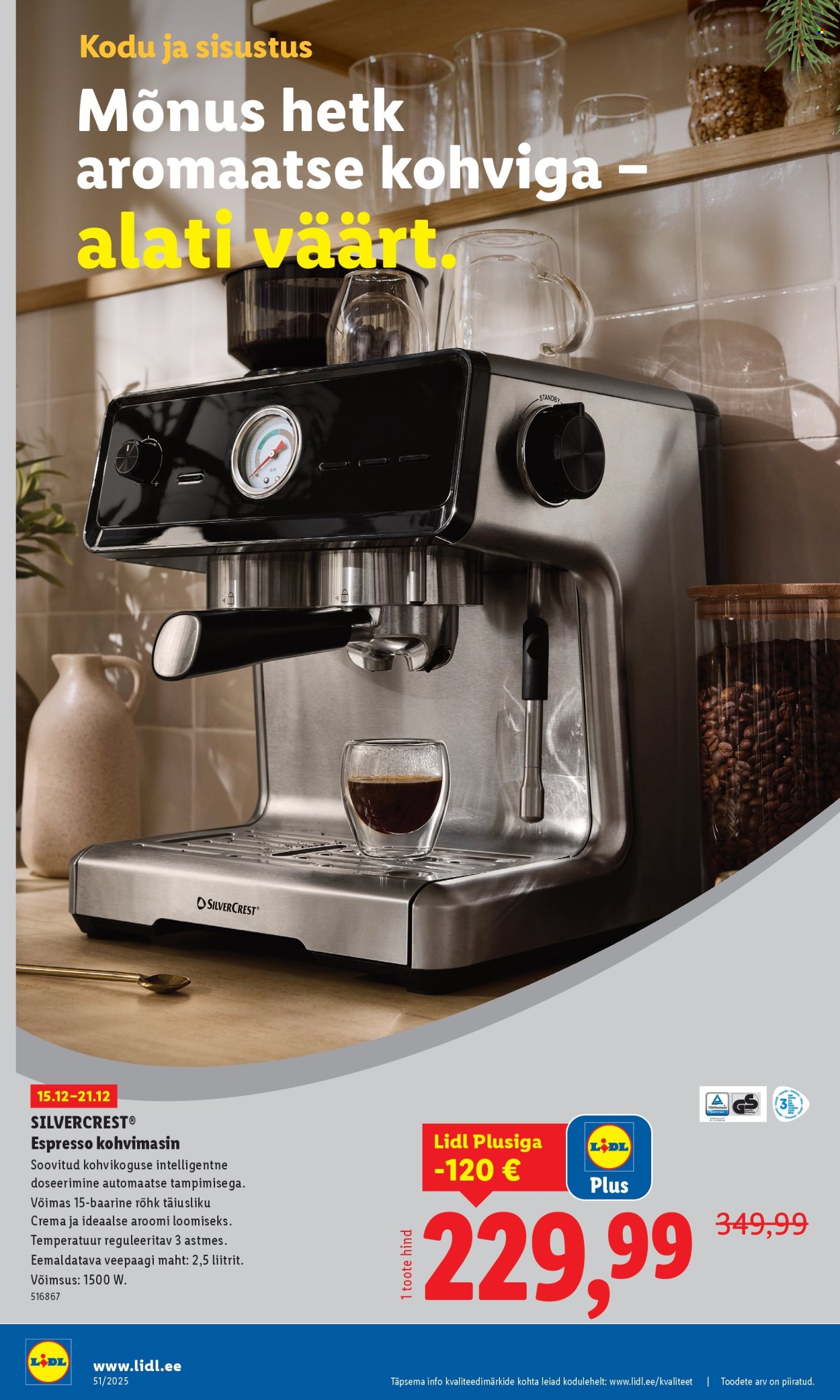 Lidl kliendileht - Nädalalõpu pakkumised (18.12 - 21.12.2025)