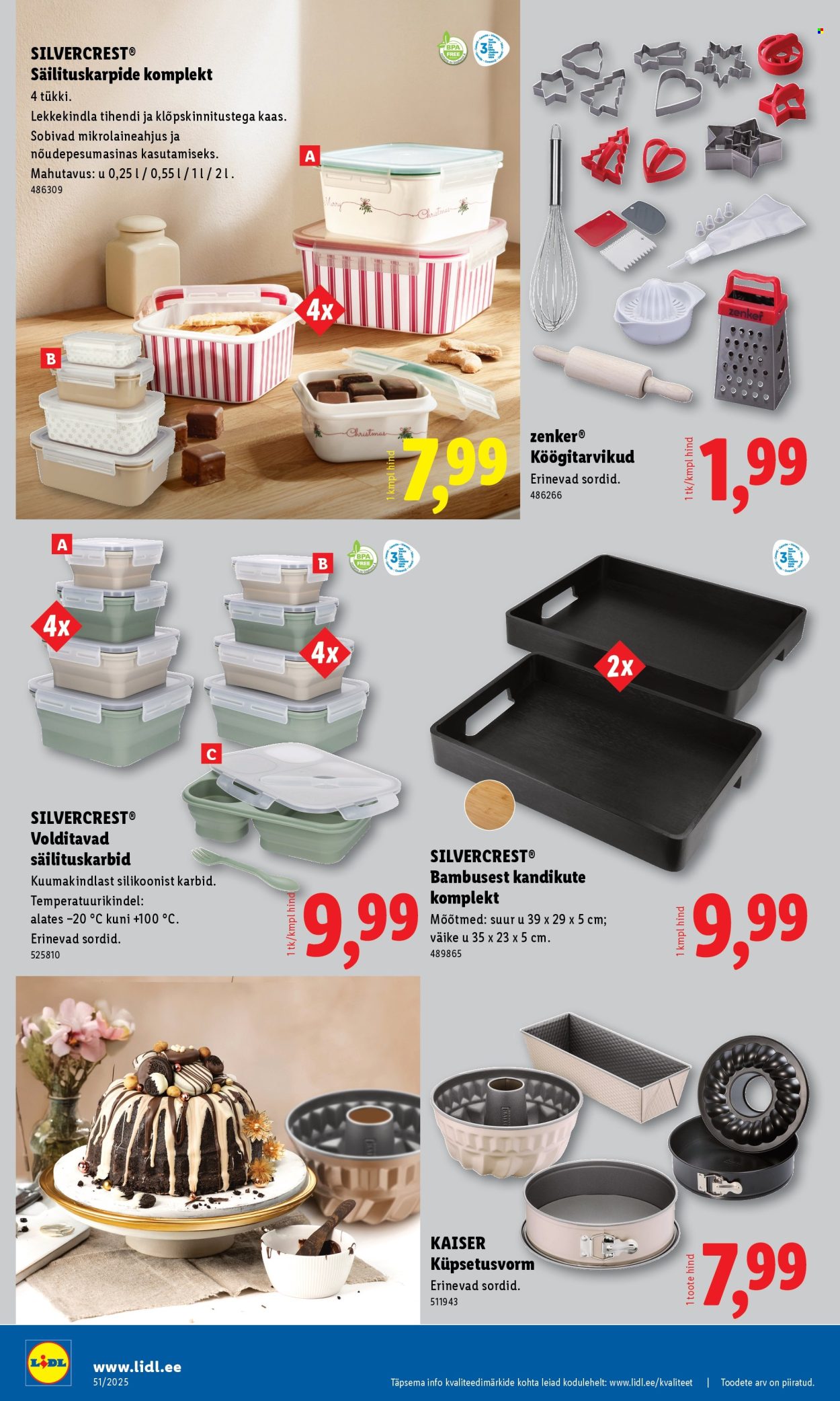 Lidl kliendileht - Nädalalõpu pakkumised (18.12 - 21.12.2025)