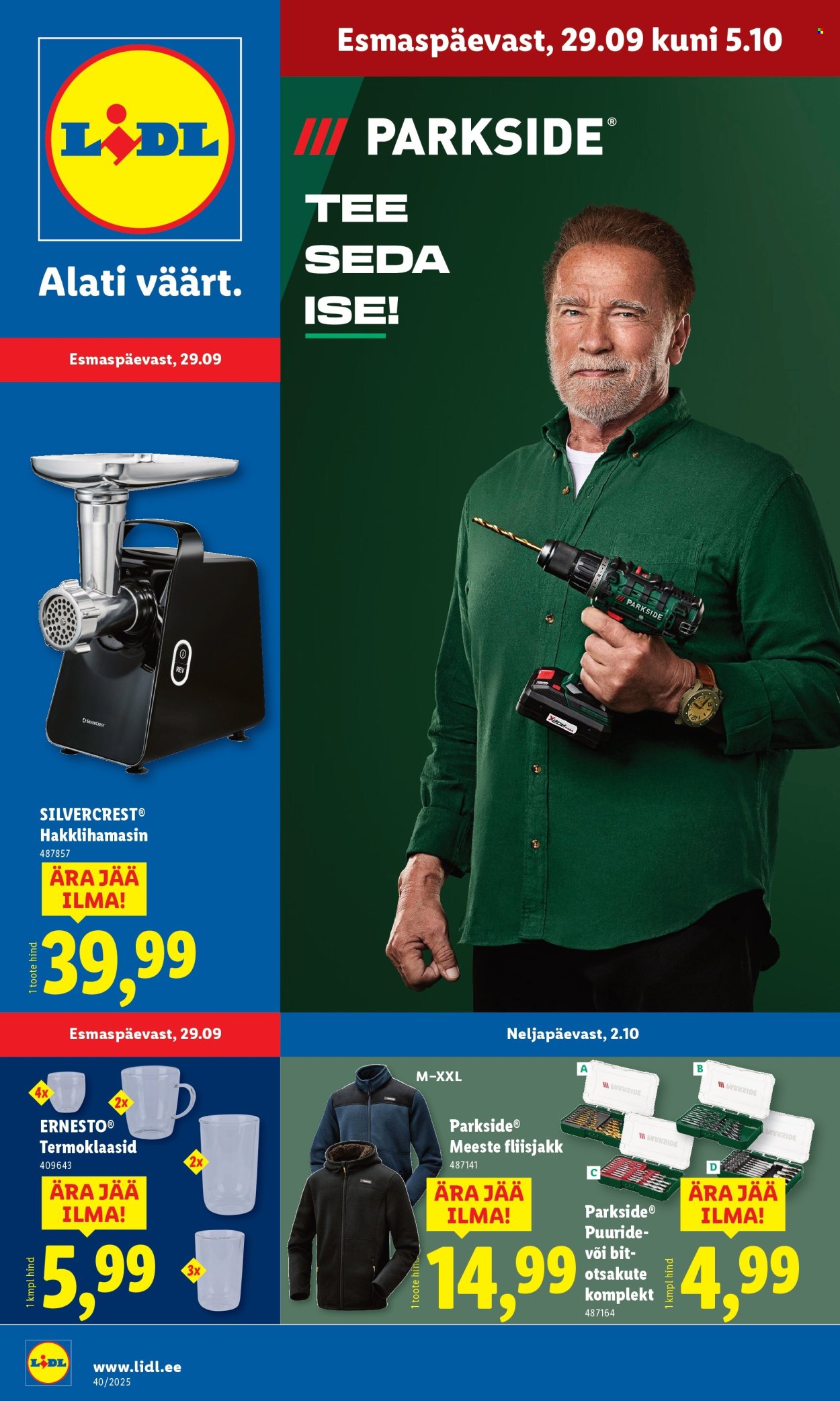 Lidl kliendileht - Tööstuskaupade pakkumised (29.09 - 5.10.2025)