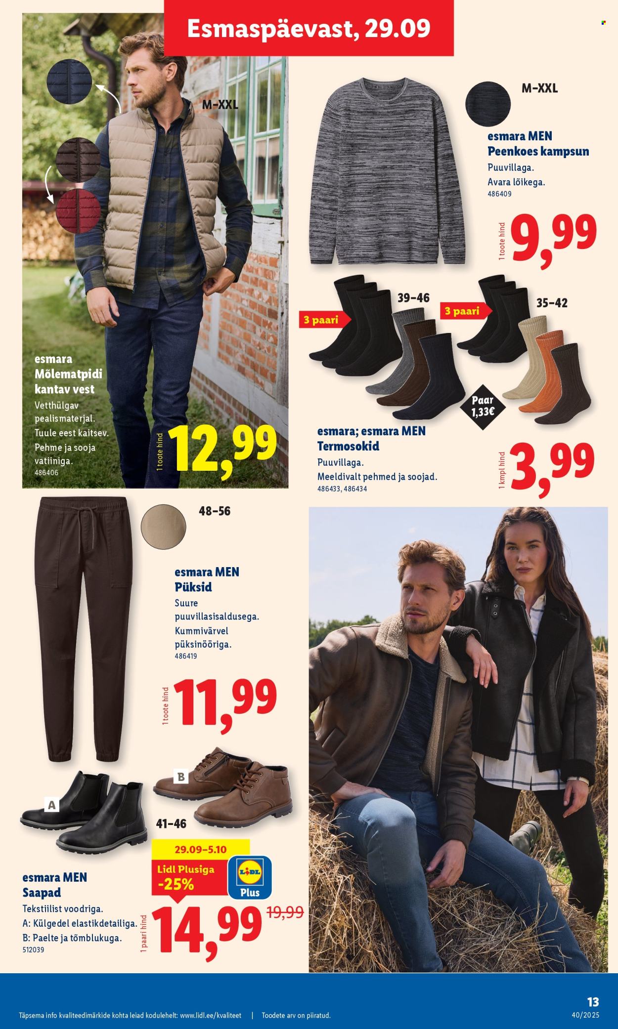Lidl kliendileht - Tööstuskaupade pakkumised (29.09 - 5.10.2025)