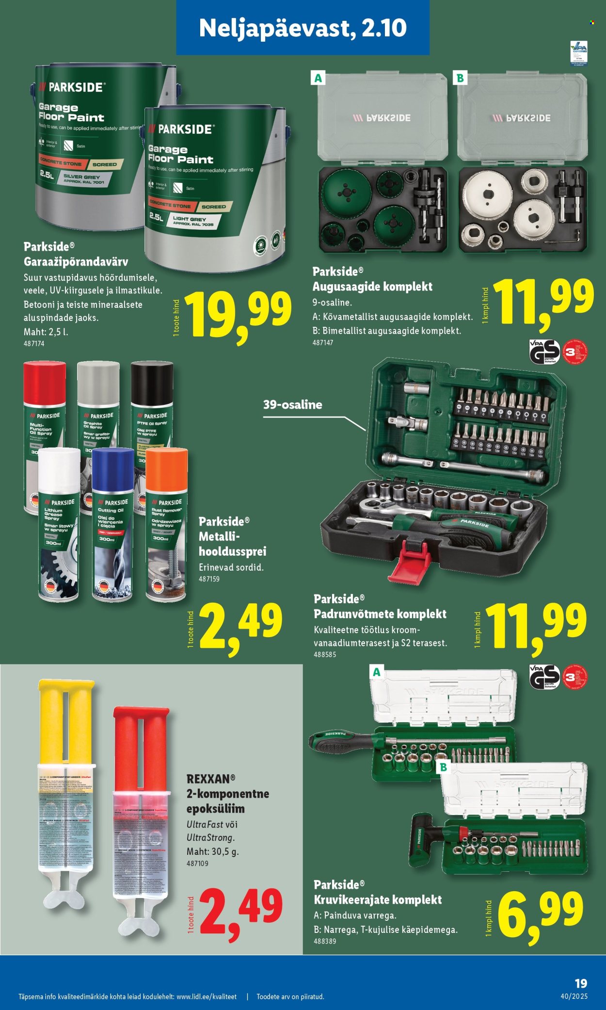 Lidl kliendileht - Tööstuskaupade pakkumised (29.09 - 5.10.2025)