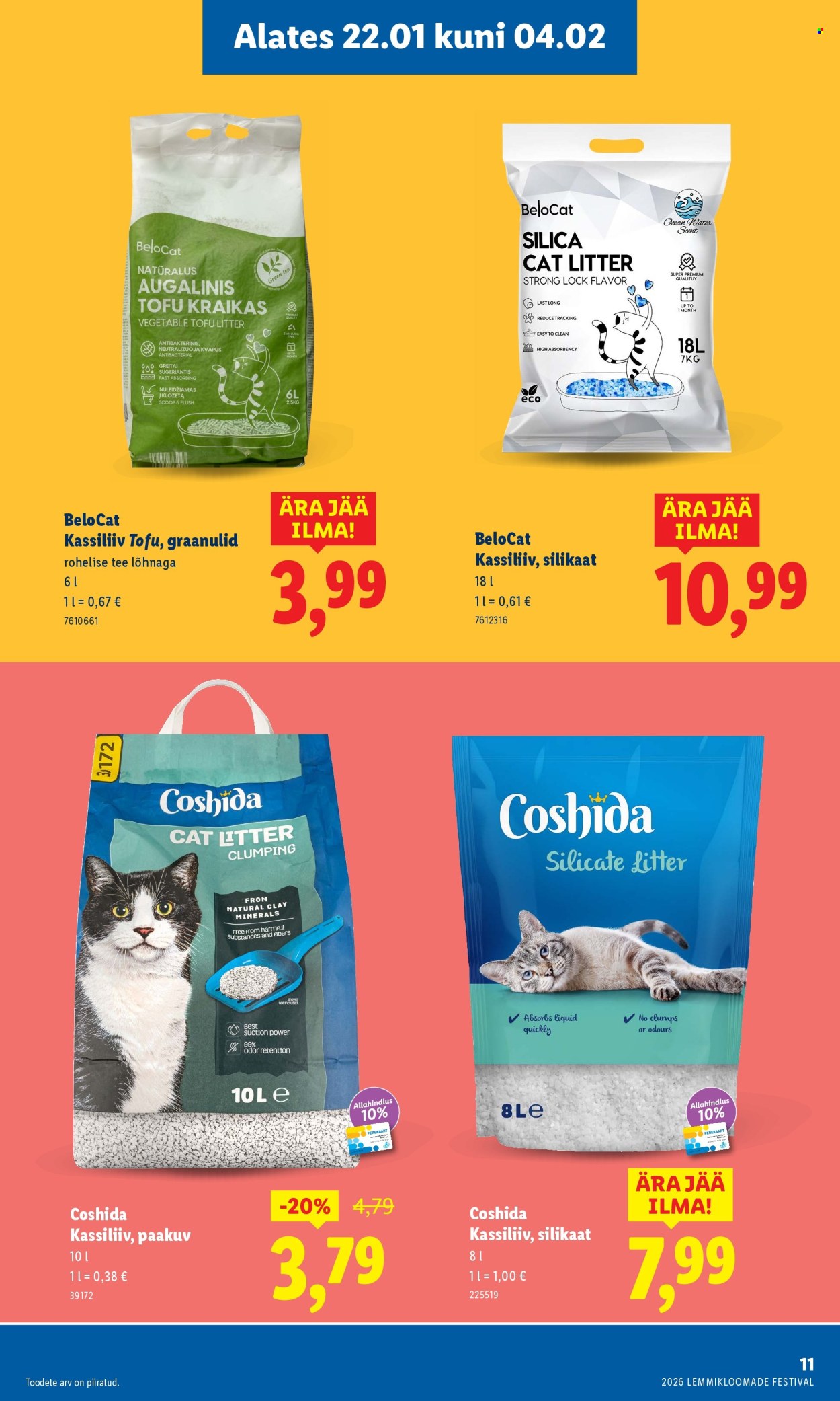 Lidl kliendileht - Lemmikloomade festivali kataloog (22.01 - 4.02.2026)