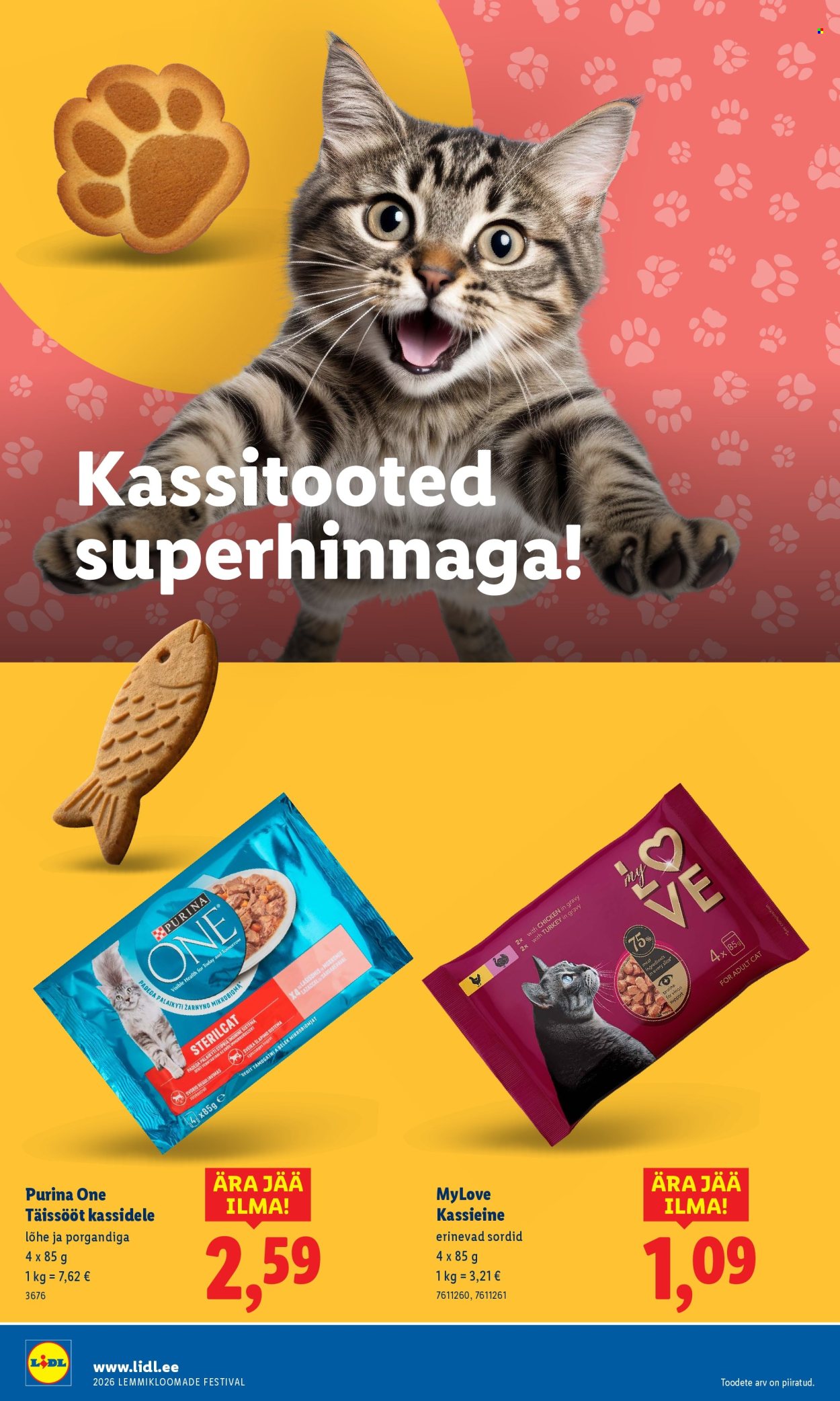 Lidl kliendileht - Lemmikloomade festivali kataloog (22.01 - 4.02.2026)