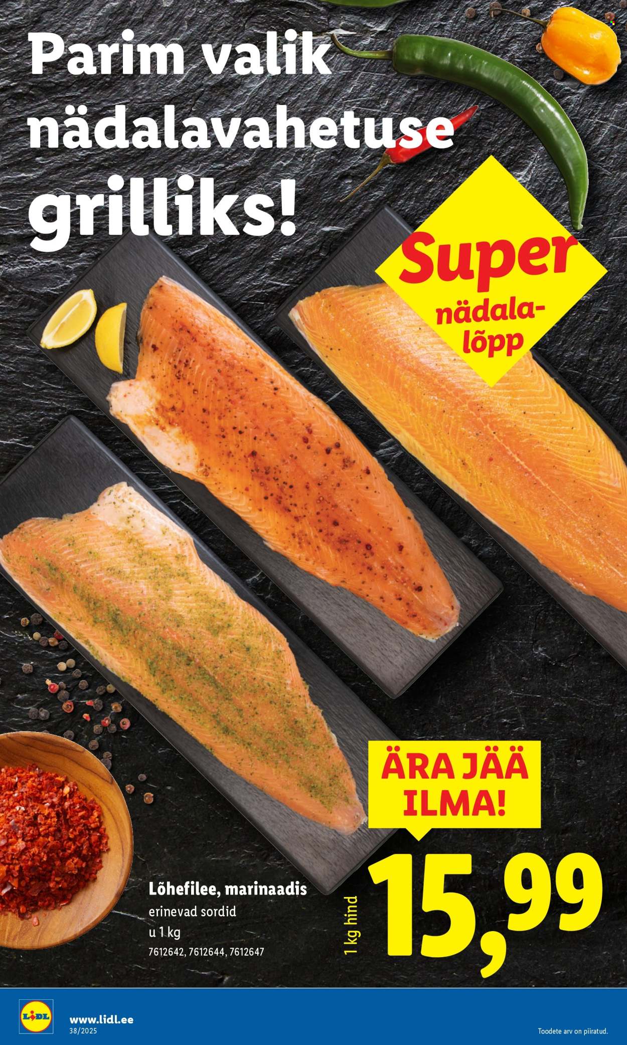 Lidl kliendileht - Nädalalõpu pakkumised (18.09 - 21.09.2025)