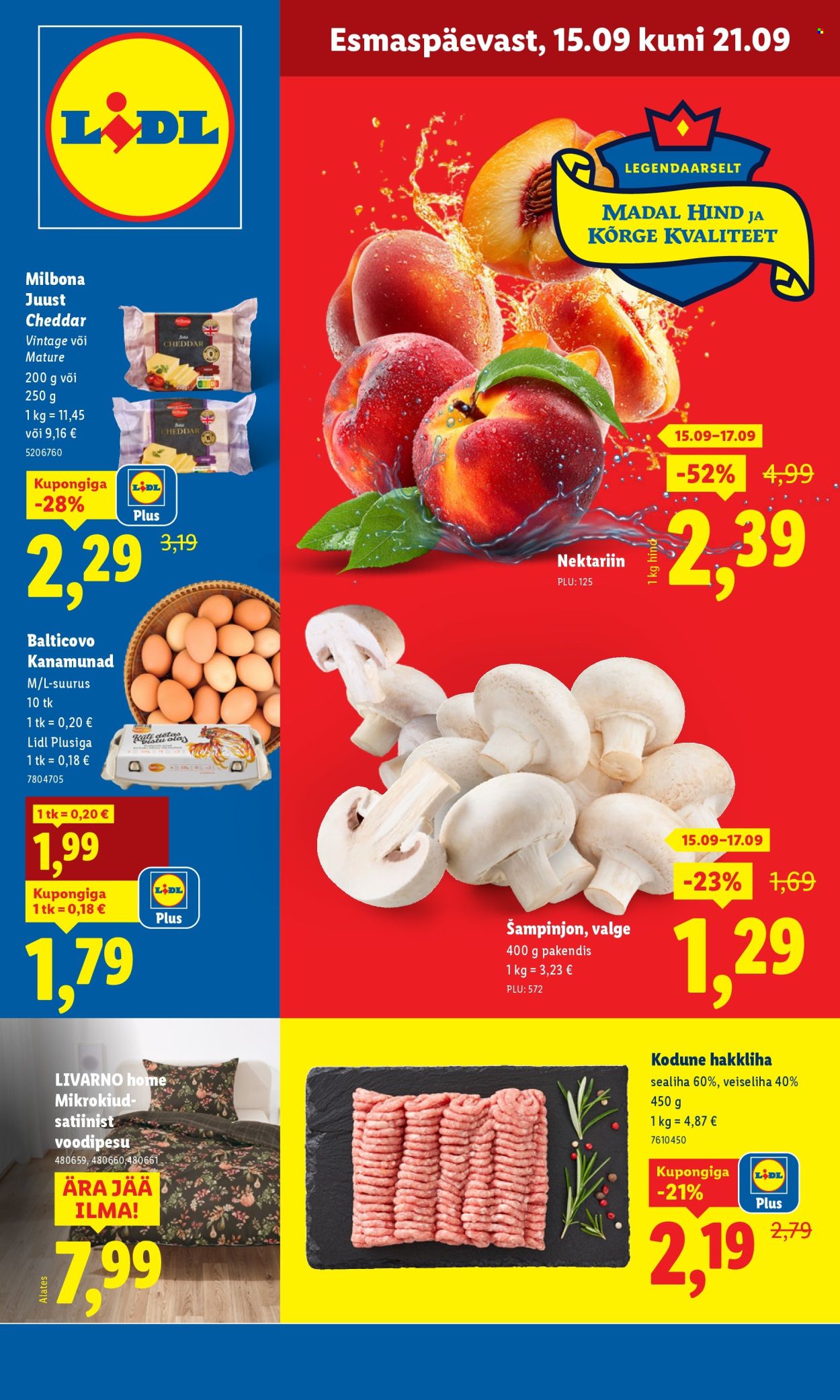 Lidl kliendileht - Nädalalõpu pakkumised (18.09 - 21.09.2025)