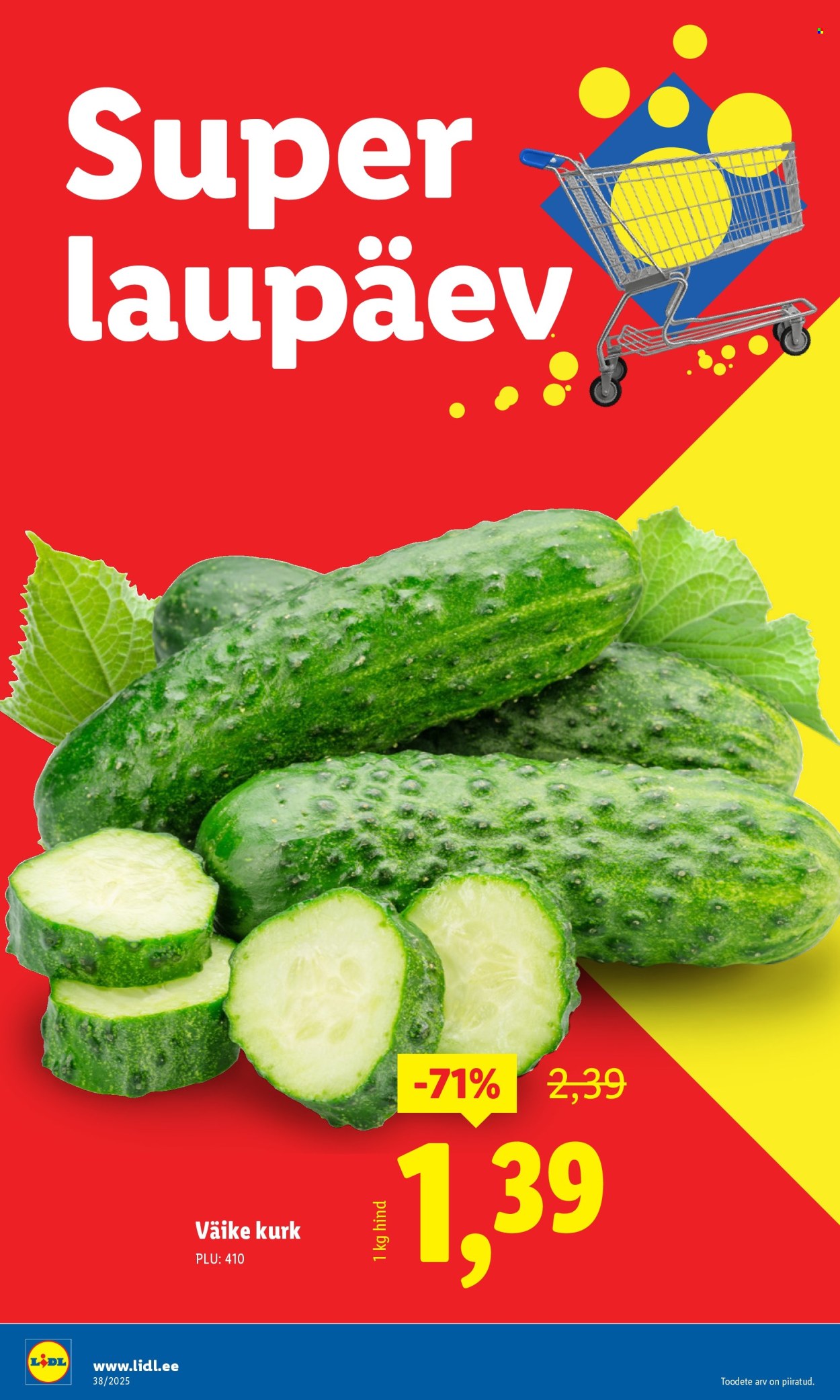 Lidl kliendileht - Nädalalõpu pakkumised (18.09 - 21.09.2025)