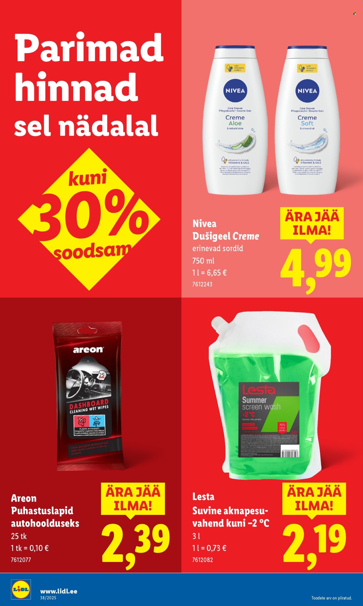 Lidl kliendileht - Nädalalõpu pakkumised (18.09 - 21.09.2025)