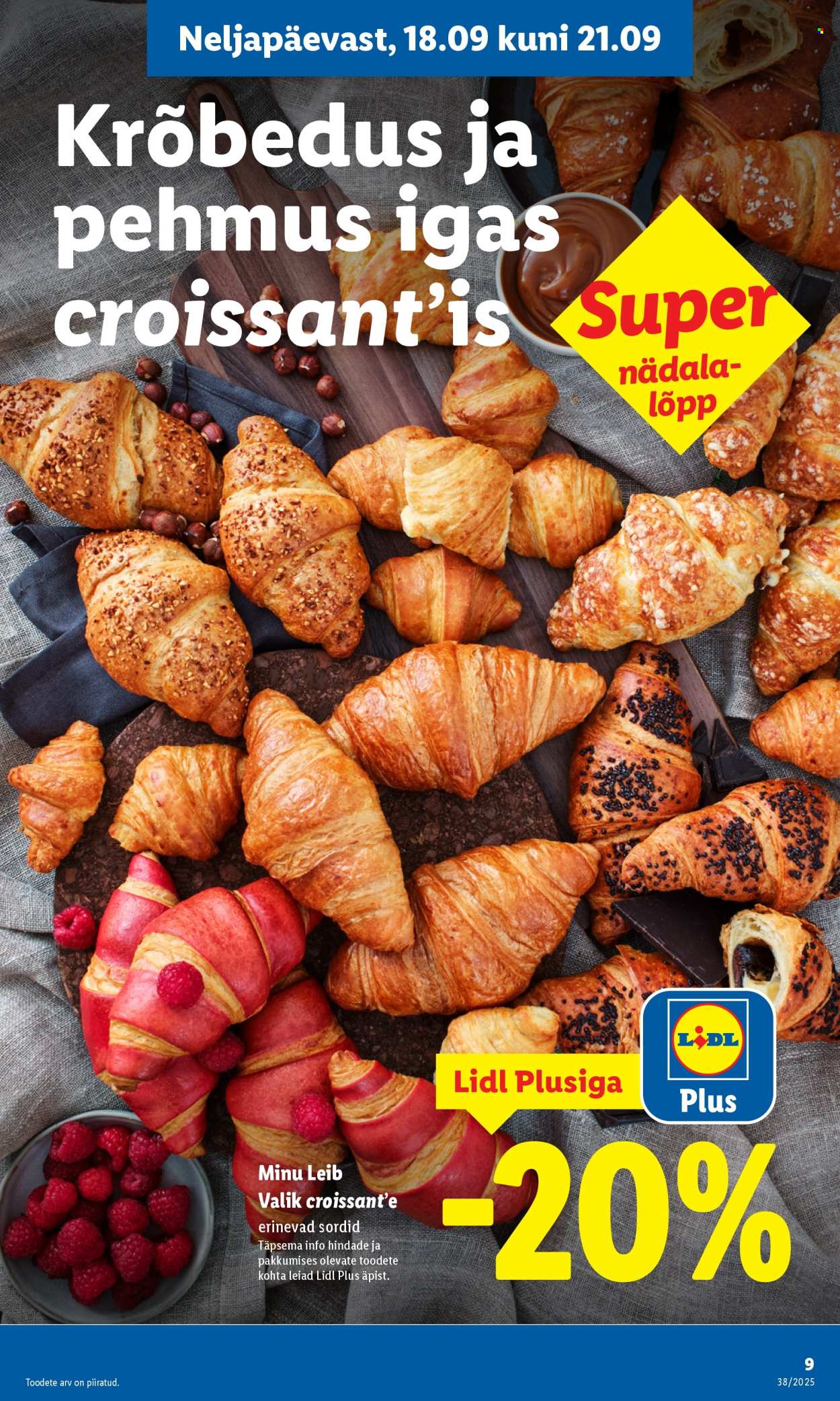 Lidl kliendileht - Nädalalõpu pakkumised (18.09 - 21.09.2025)