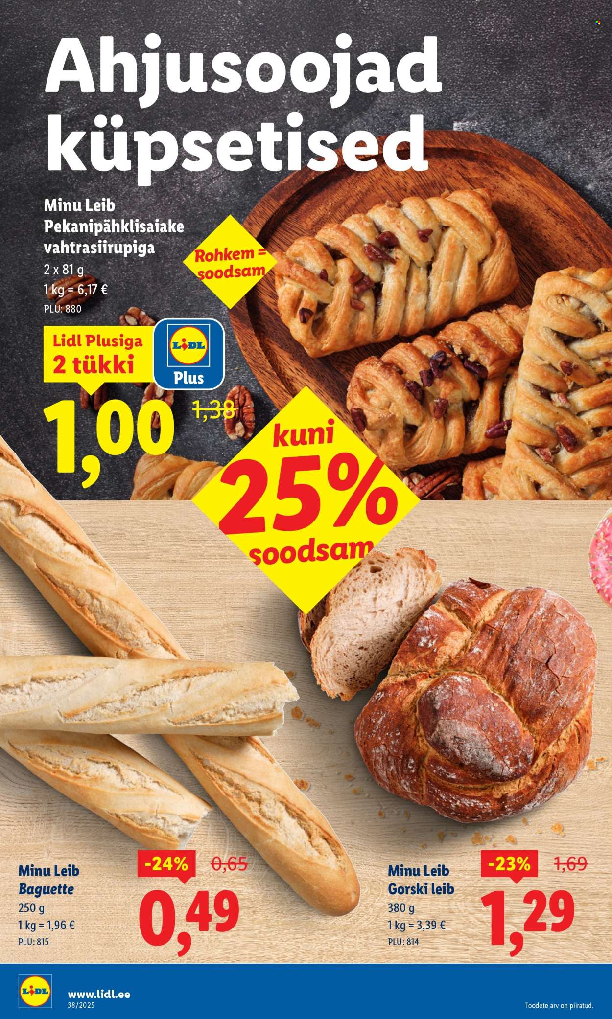 Lidl kliendileht - Nädalalõpu pakkumised (18.09 - 21.09.2025)