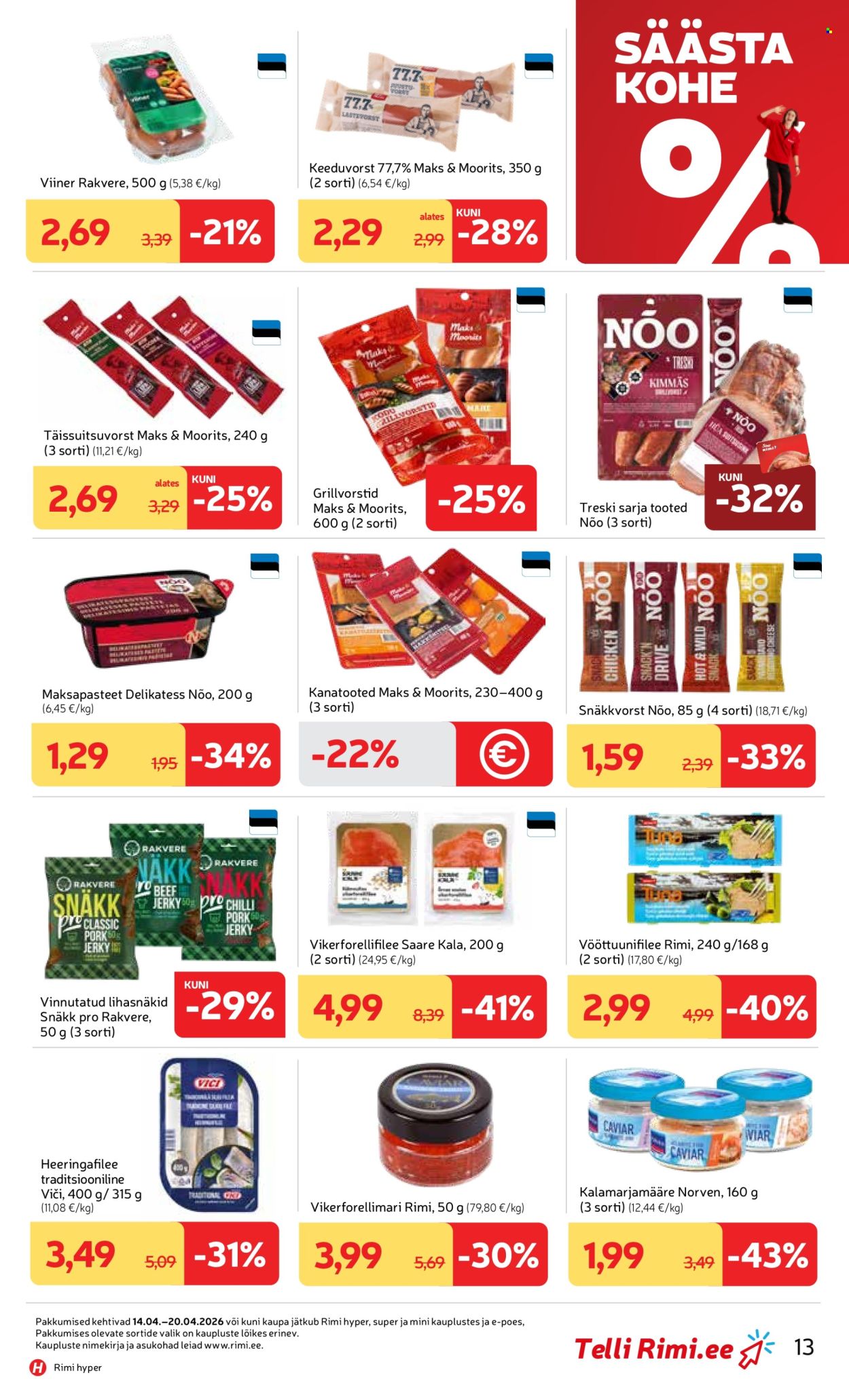 Rimi kliendileht - Kliendileht (14.04 - 20.04.2026)