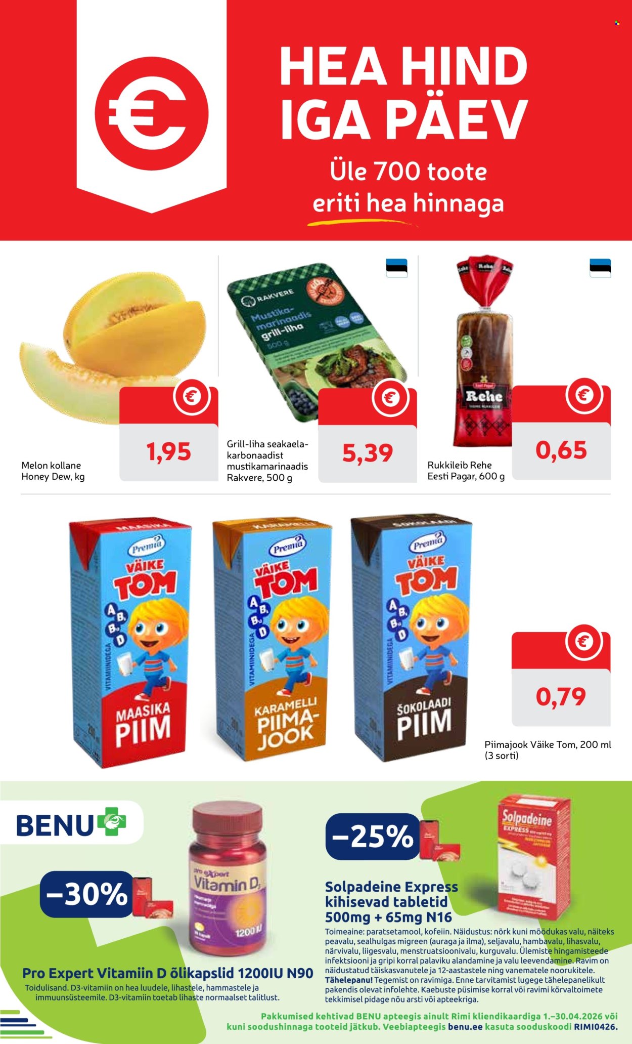 Rimi kliendileht - Kliendileht (14.04 - 20.04.2026)