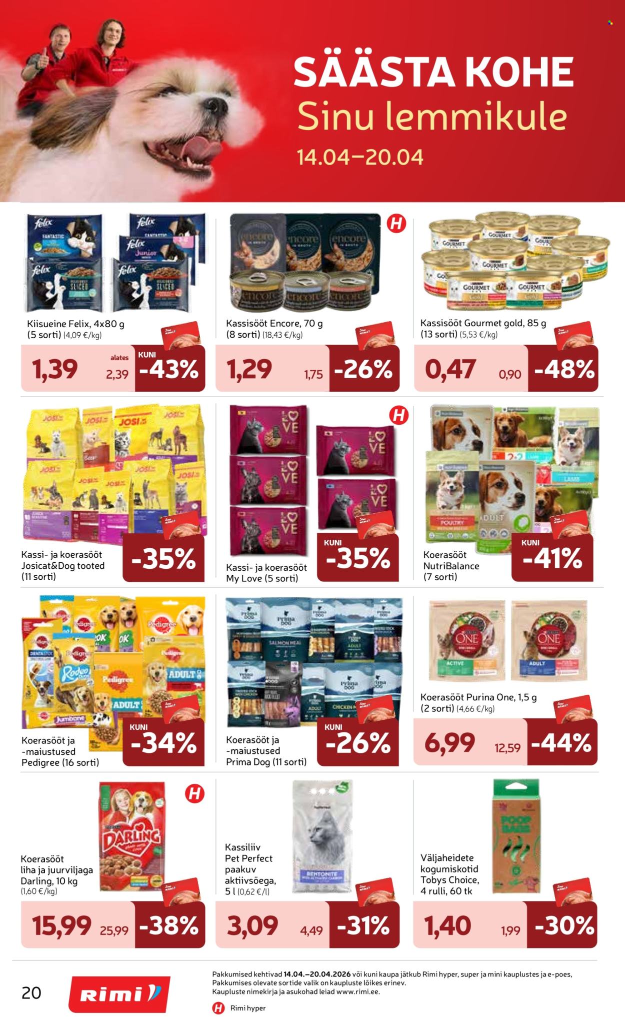 Rimi kliendileht - Kliendileht (14.04 - 20.04.2026)