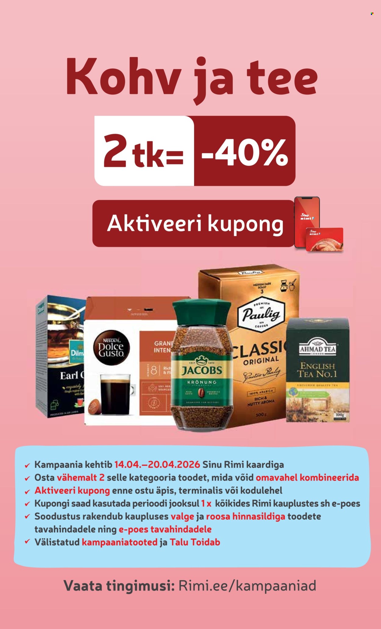 Rimi kliendileht - Kliendileht (14.04 - 20.04.2026)